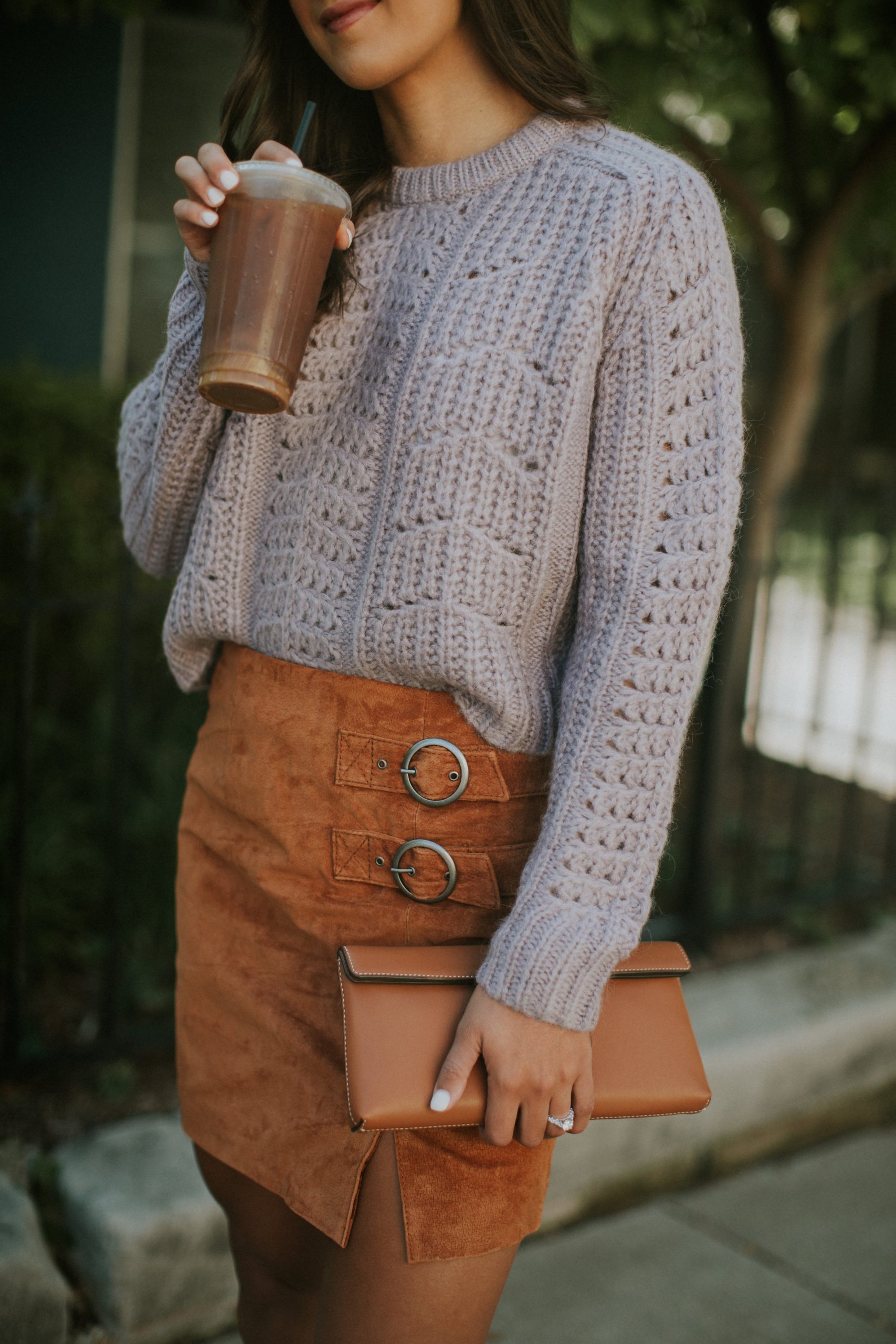 Fall Suede Skirt A Southern Drawl