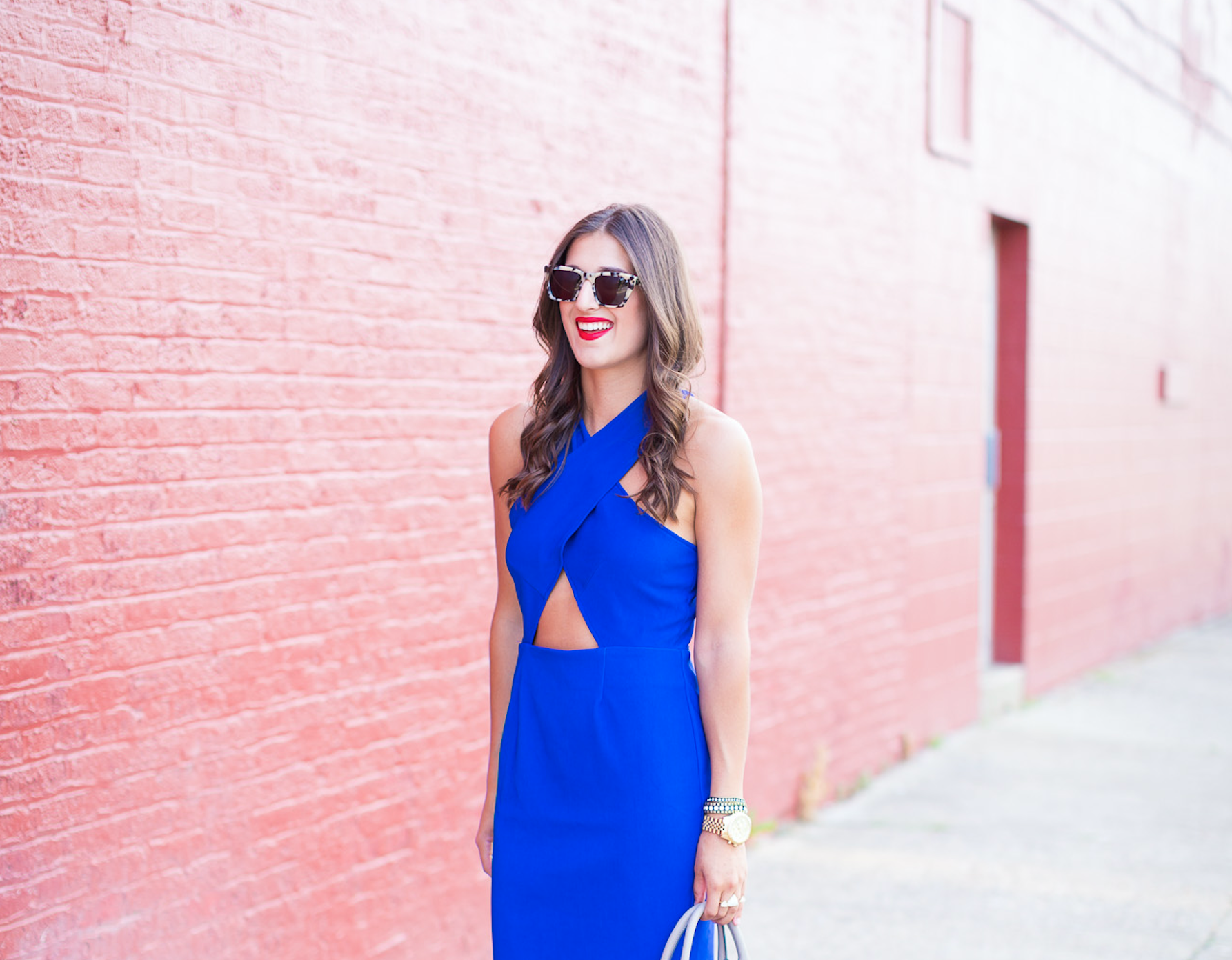 Blue Cocktail Dress | A Southern Drawl