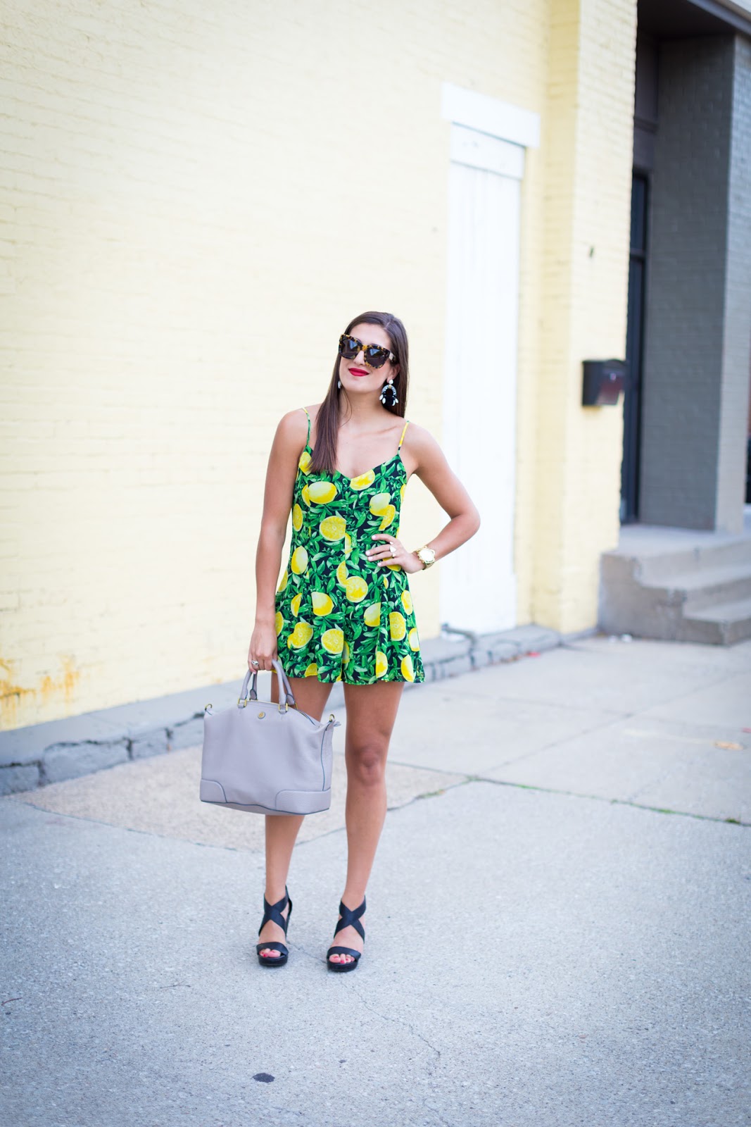 Lemons Shortie Romper main image 1