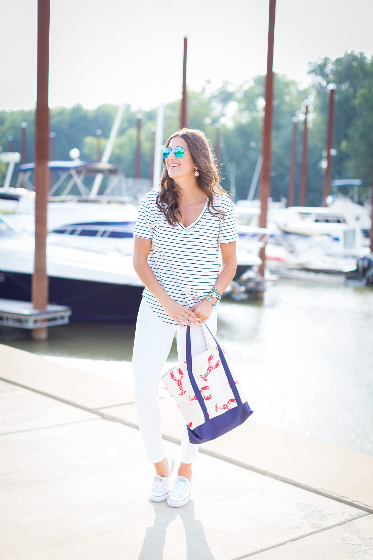 Preppy Stripe Outfit // A Southern Drawl