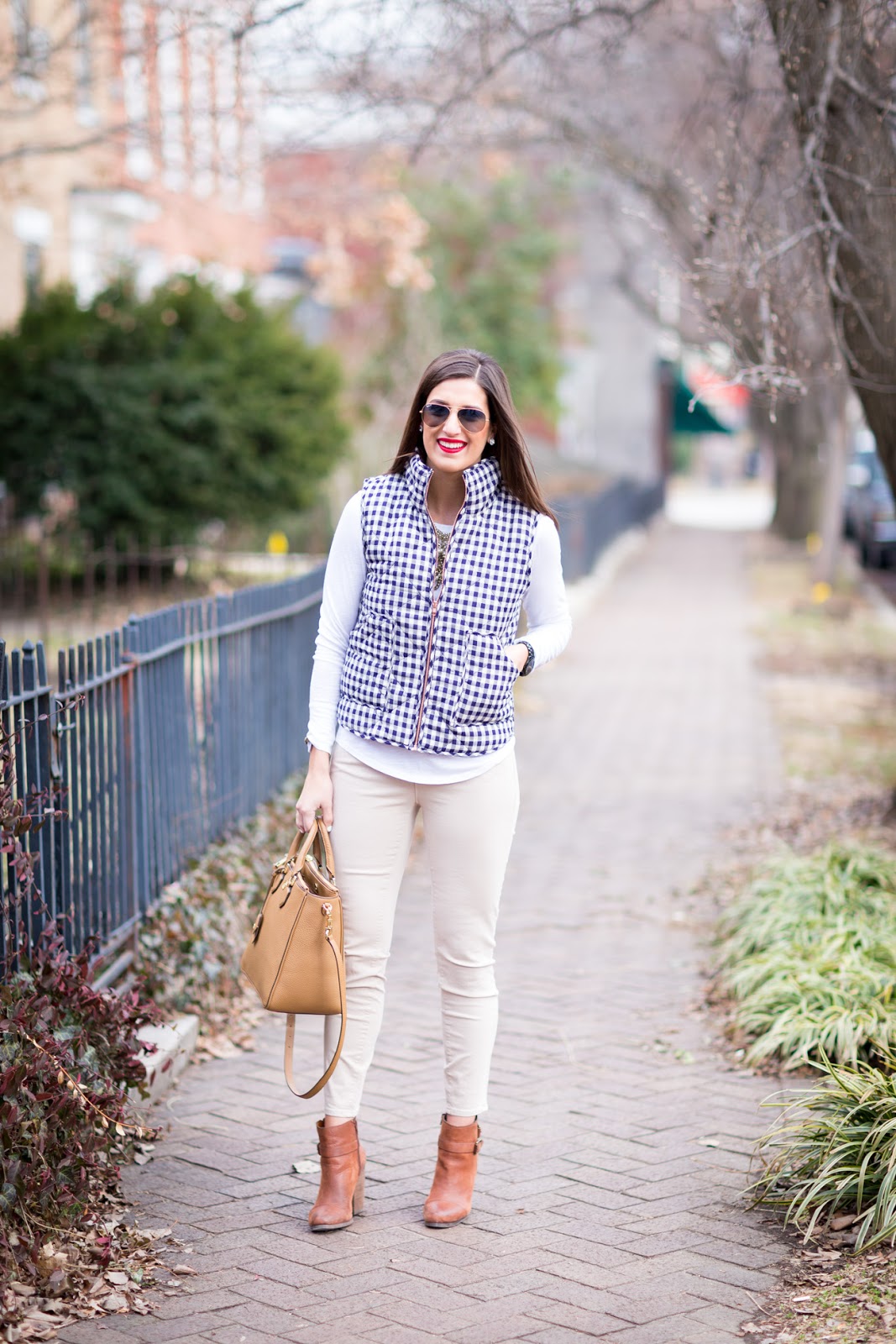 Navy Gingham A Southern Drawl