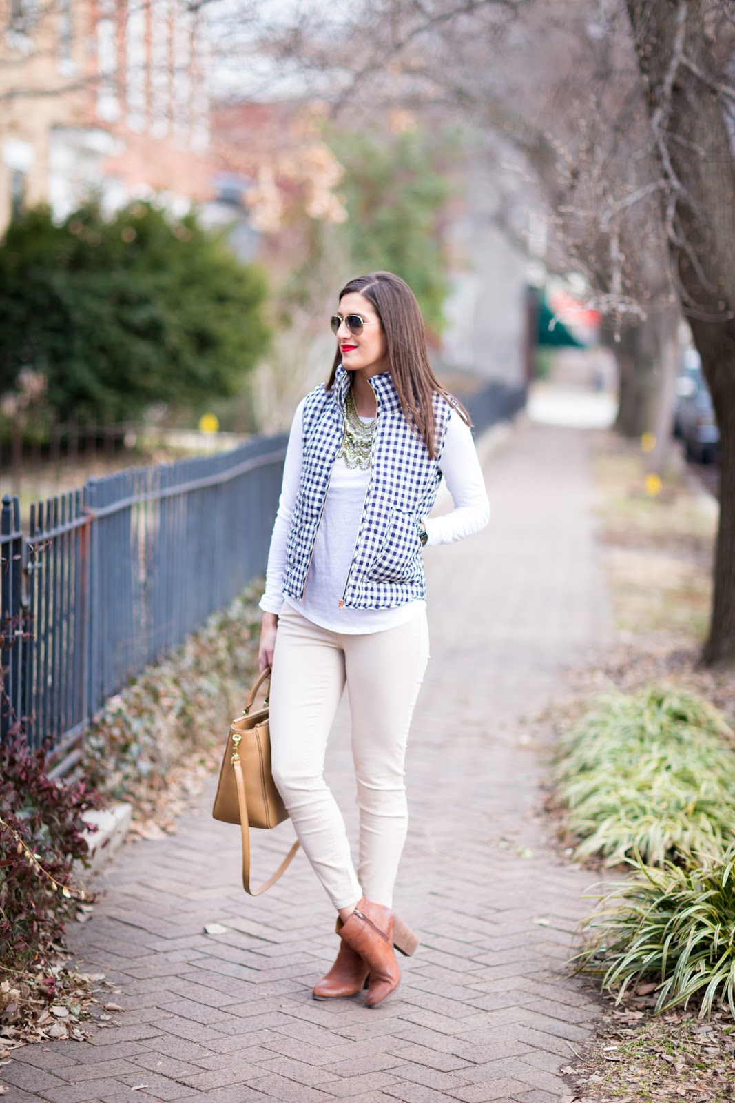 Navy Gingham | A Southern Drawl