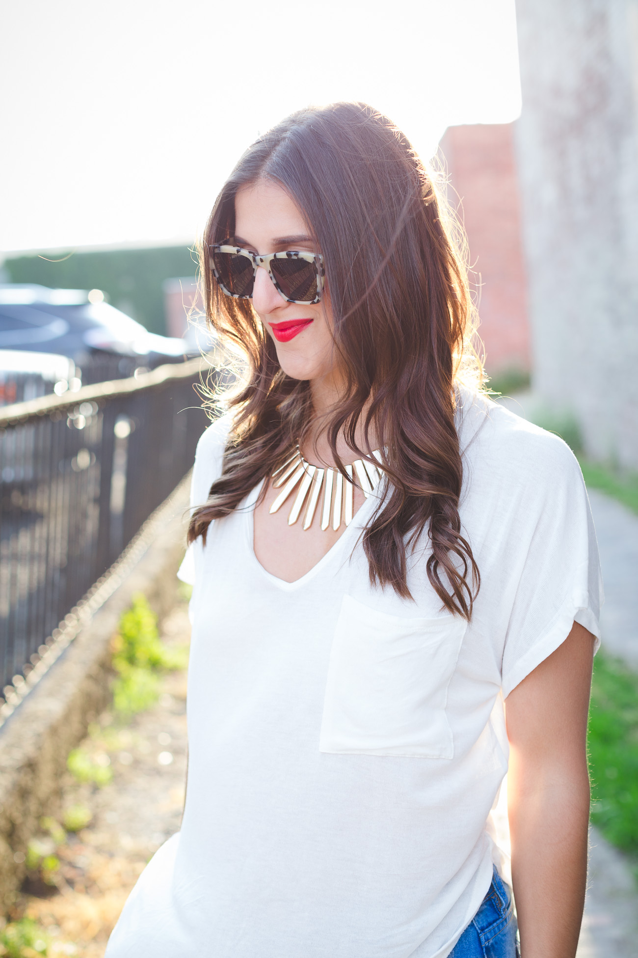 BaubleBar Gold Statement Bib // A Southern Drawl