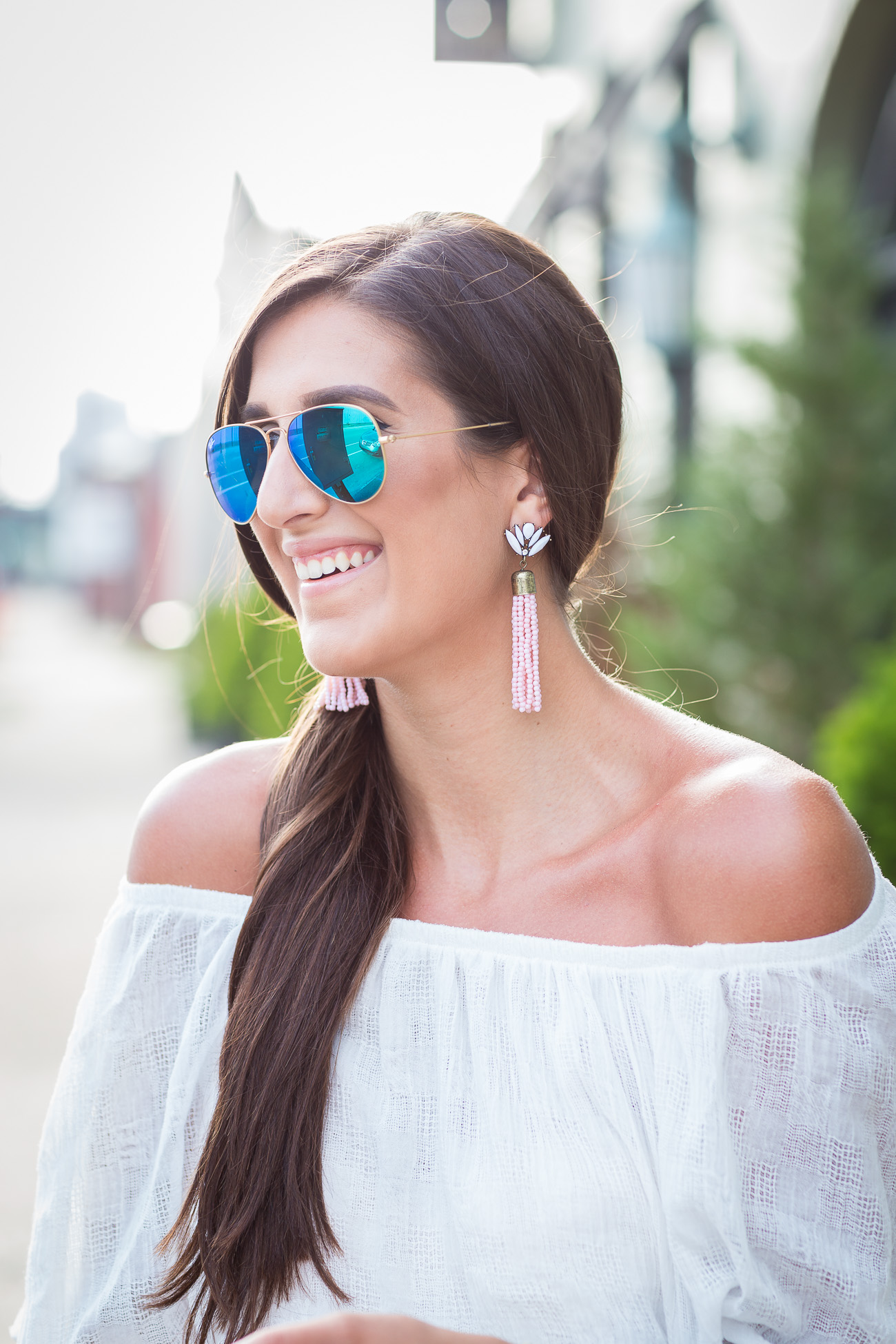 off the shoulder top  // a southern drawl