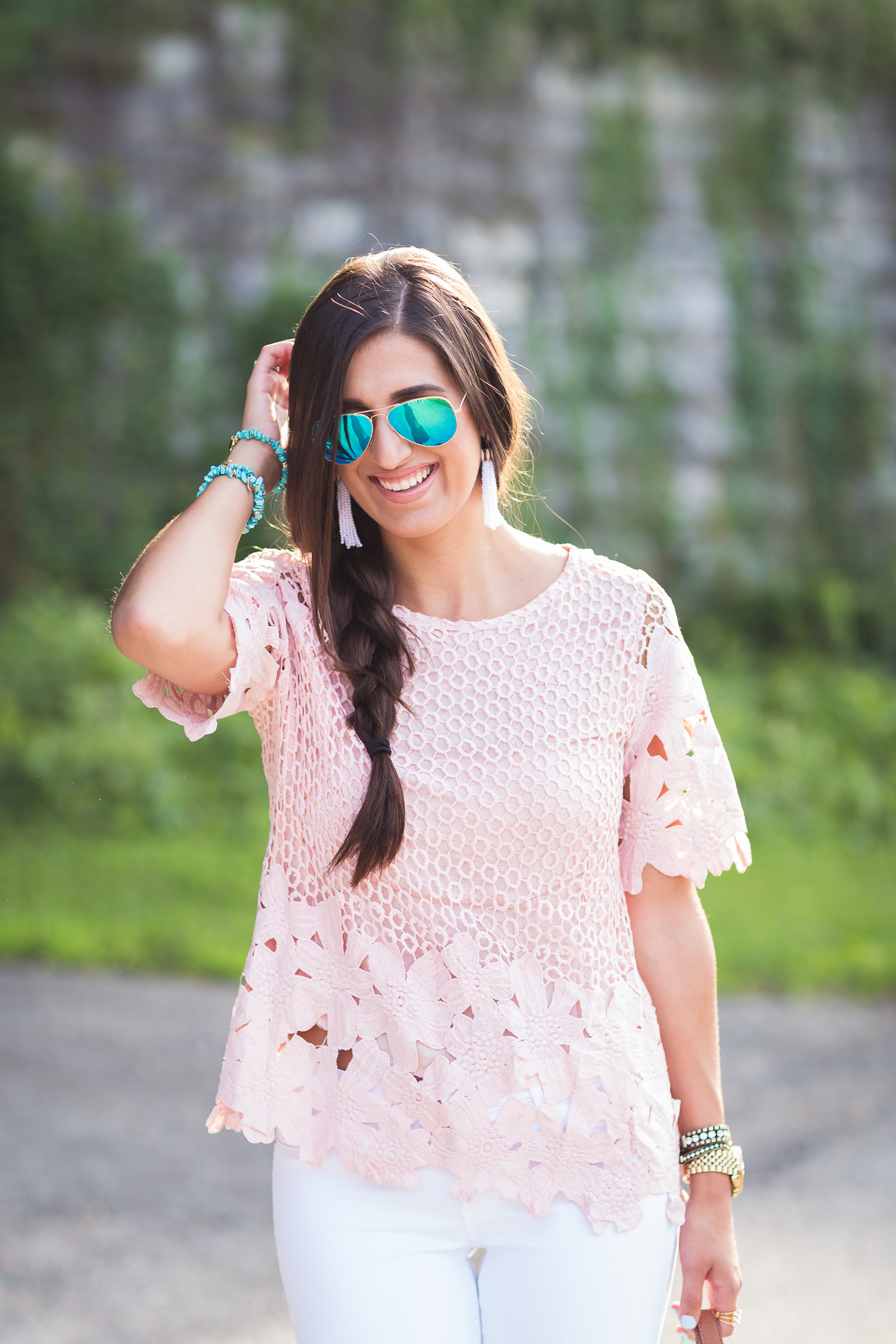 soft pink outfit idea  // a southern drawl