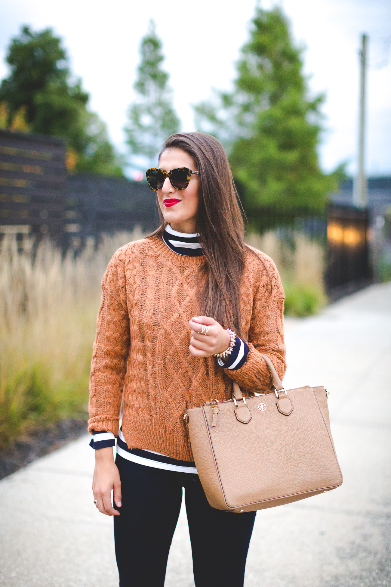 Fall style / fall outfits 2017 / sweater weather / Louis Vuitton girolata /  @karlierae