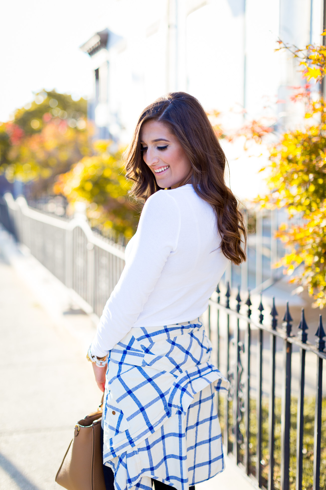 Flannel tie outlet skirt