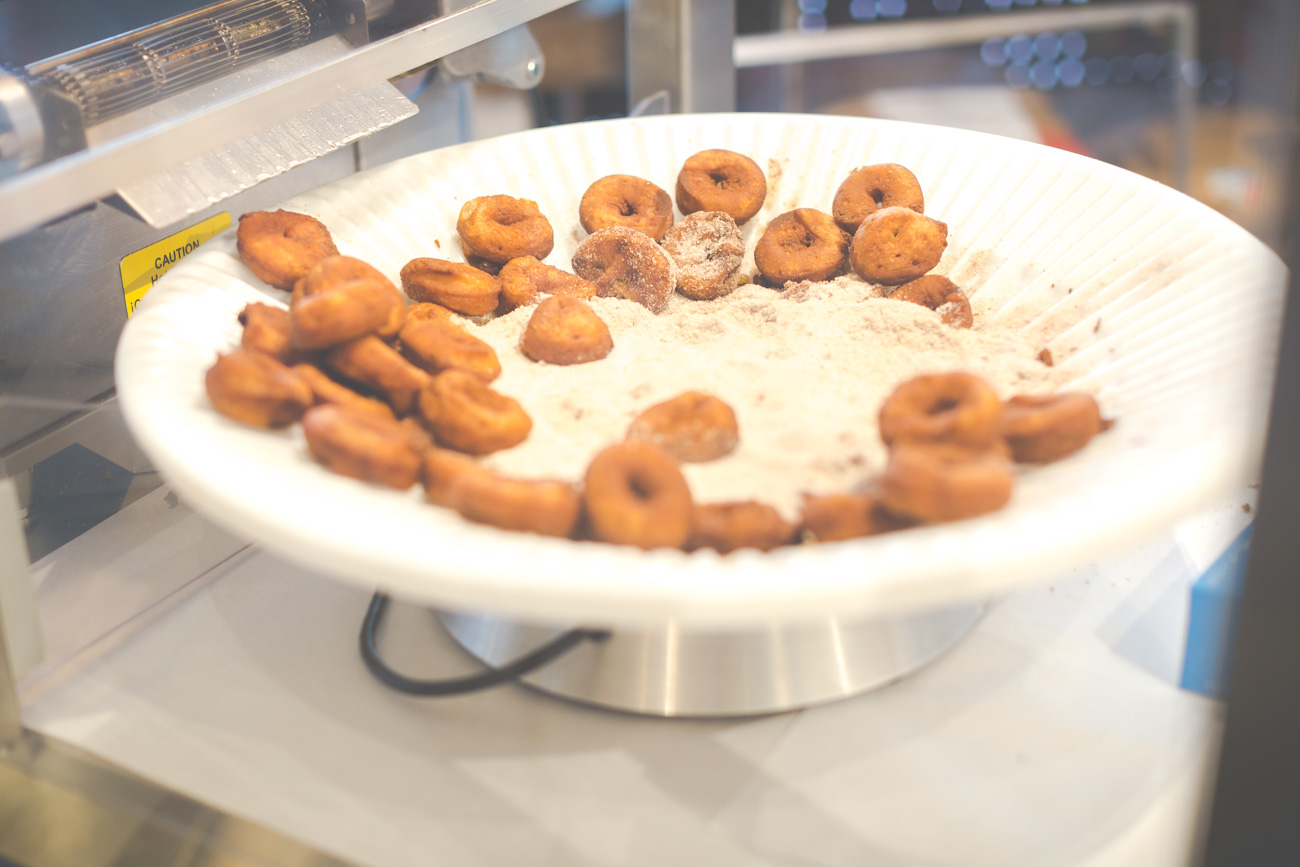 apple cider donuts, new england, boston public market, new england fall // a southern drawl