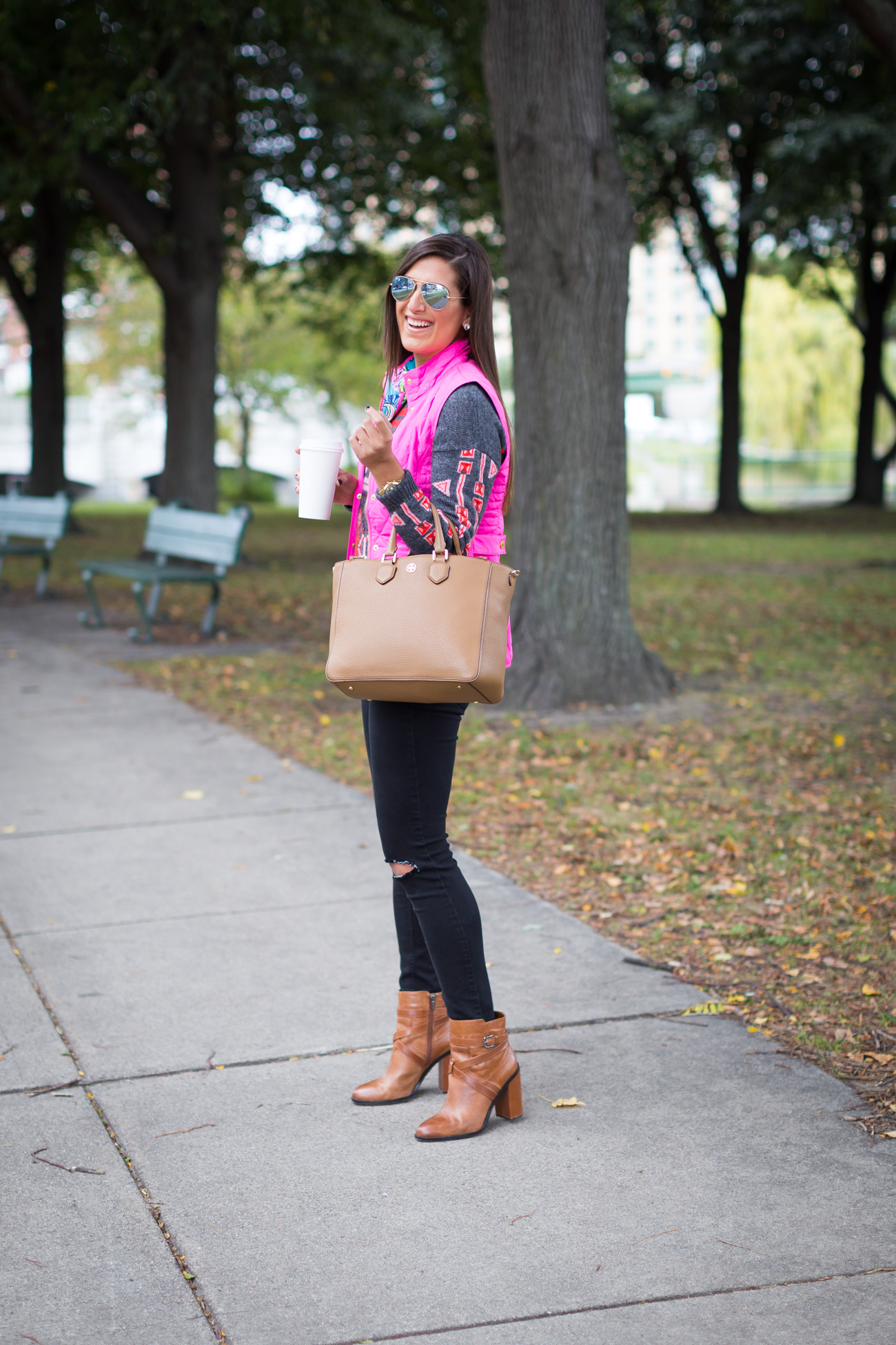 Pink Quilted Vest A Southern Drawl
