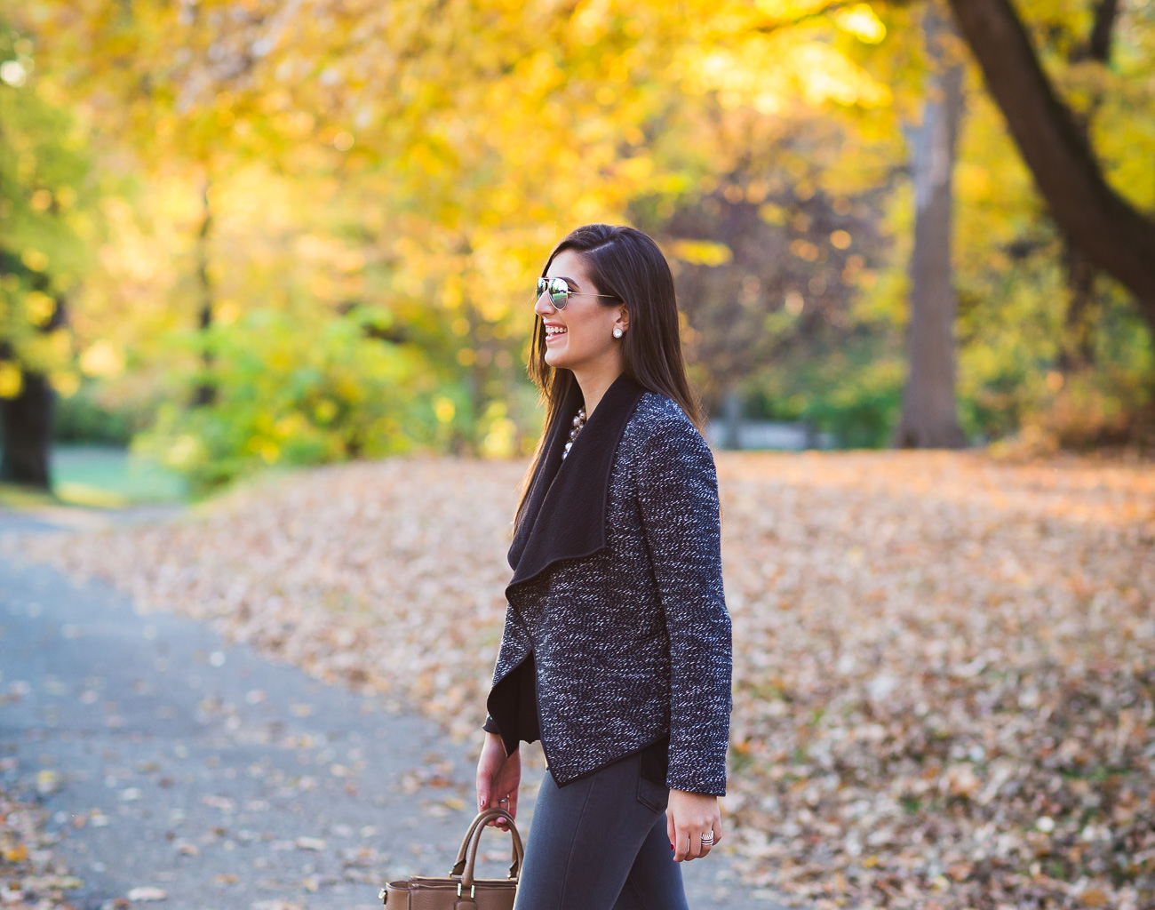 Drape Tweed Jacket