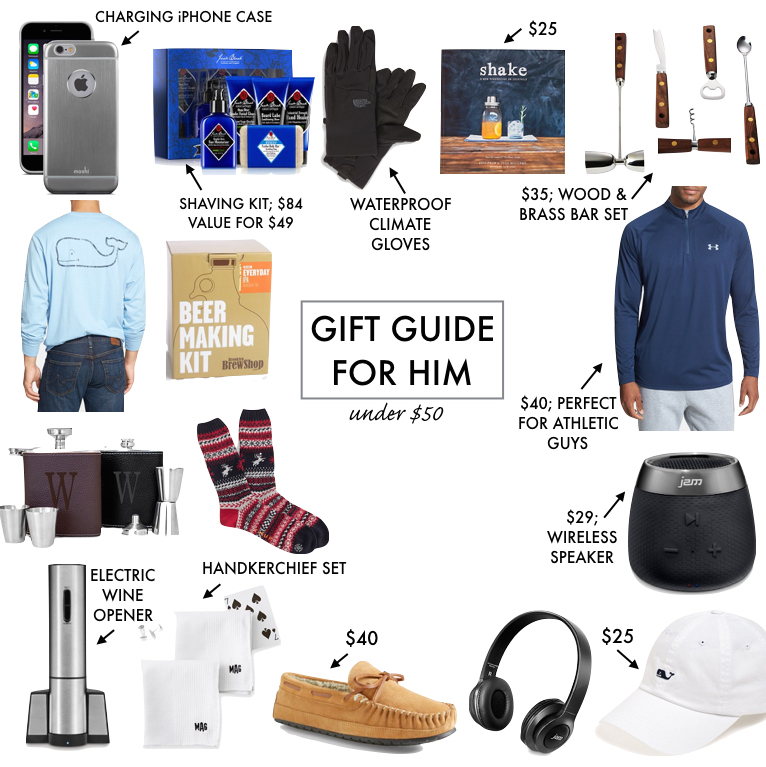 Gifts for Him Under $50!