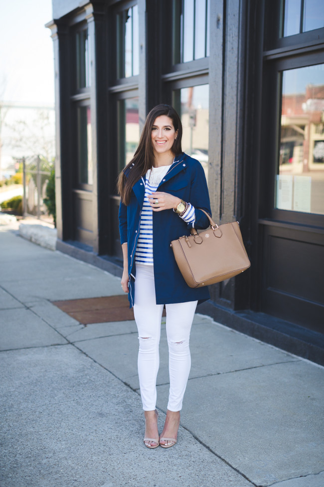 Navy Anorak Jacket | A Southern Drawl