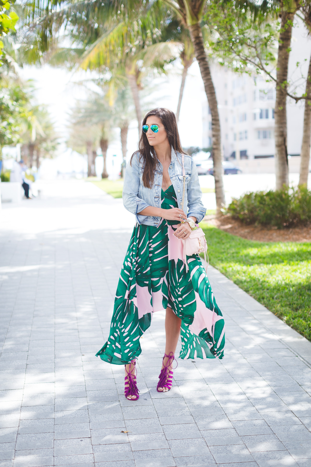 Palm Print Vacation Outfit - Medicine & Manicures