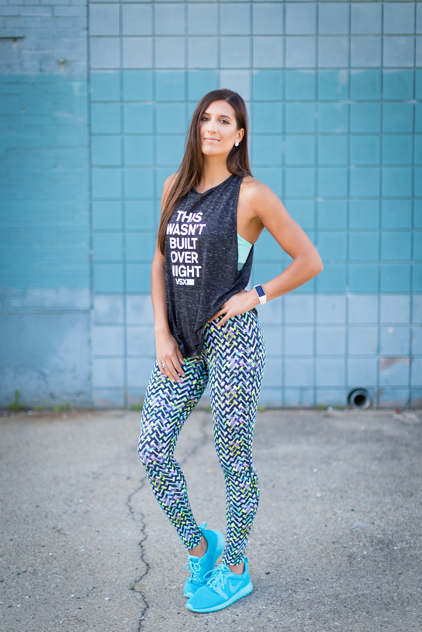 Weekly Workout Routine: Printed Knockout Tights