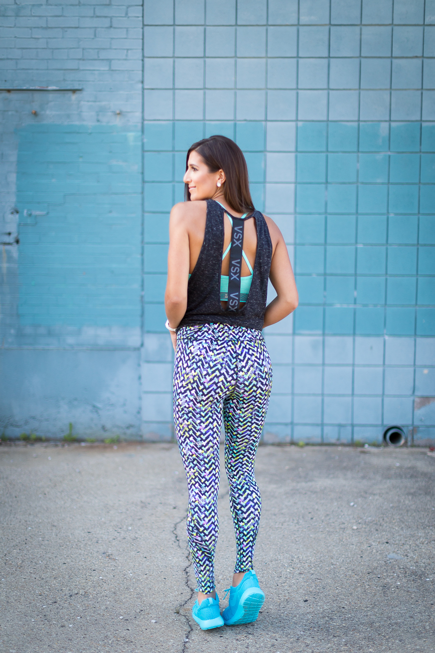 Weekly Workout Routine: Printed Knockout Tights