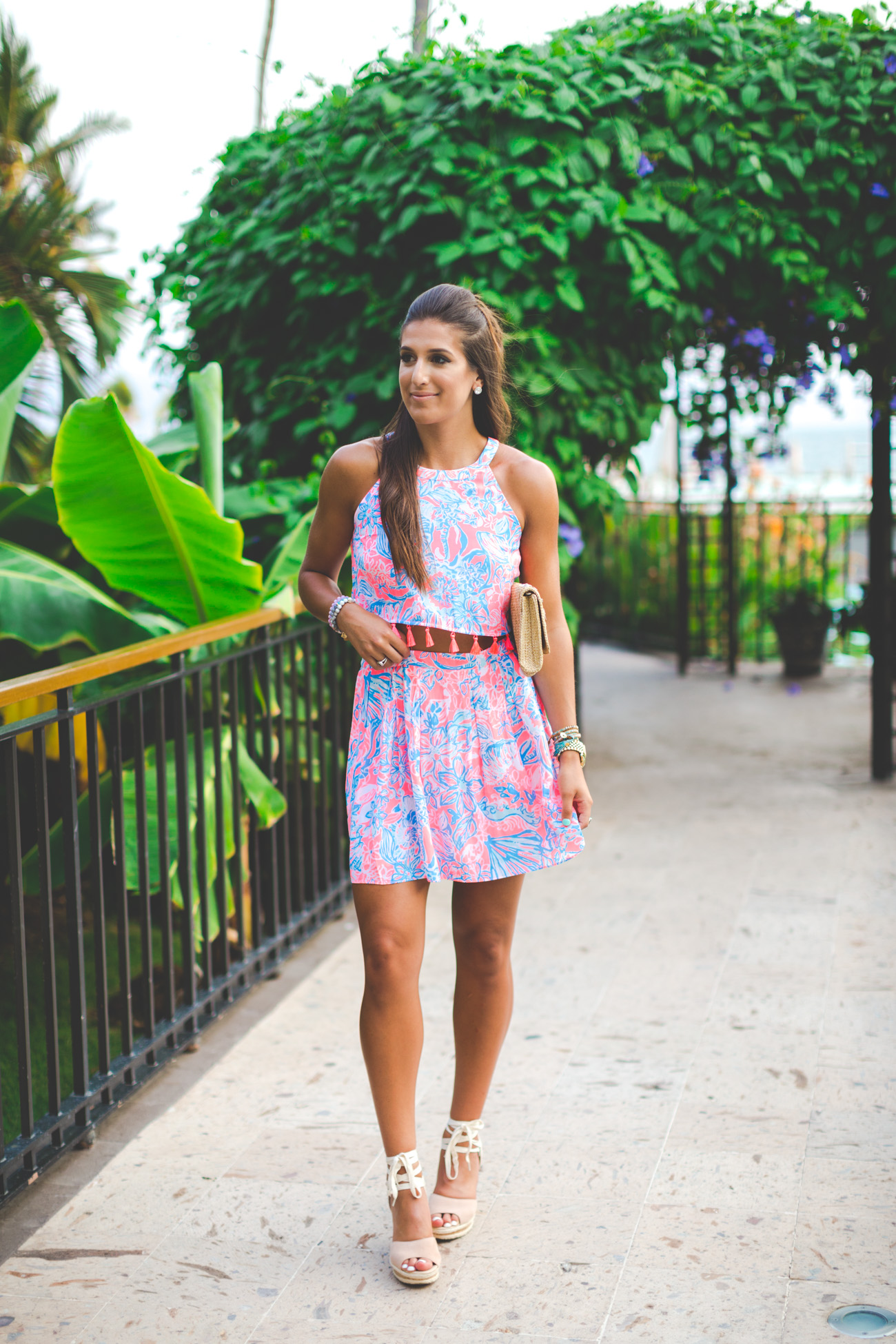 Lilly Pulitzer Crop Top and Skirt Set | A Southern Drawl