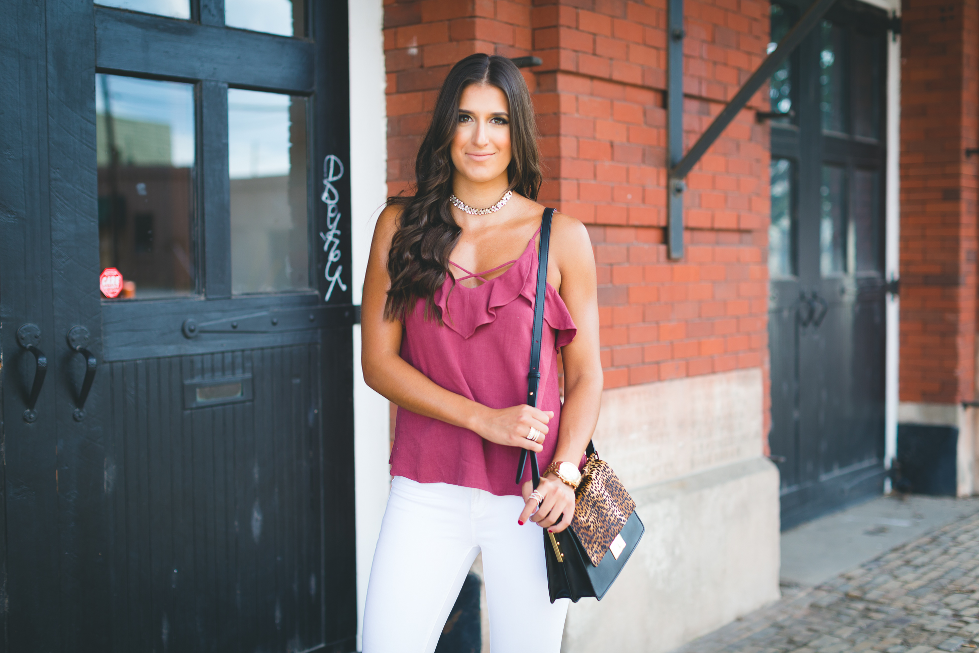 Bridgette Ruffle Sleeve Tank main image 1