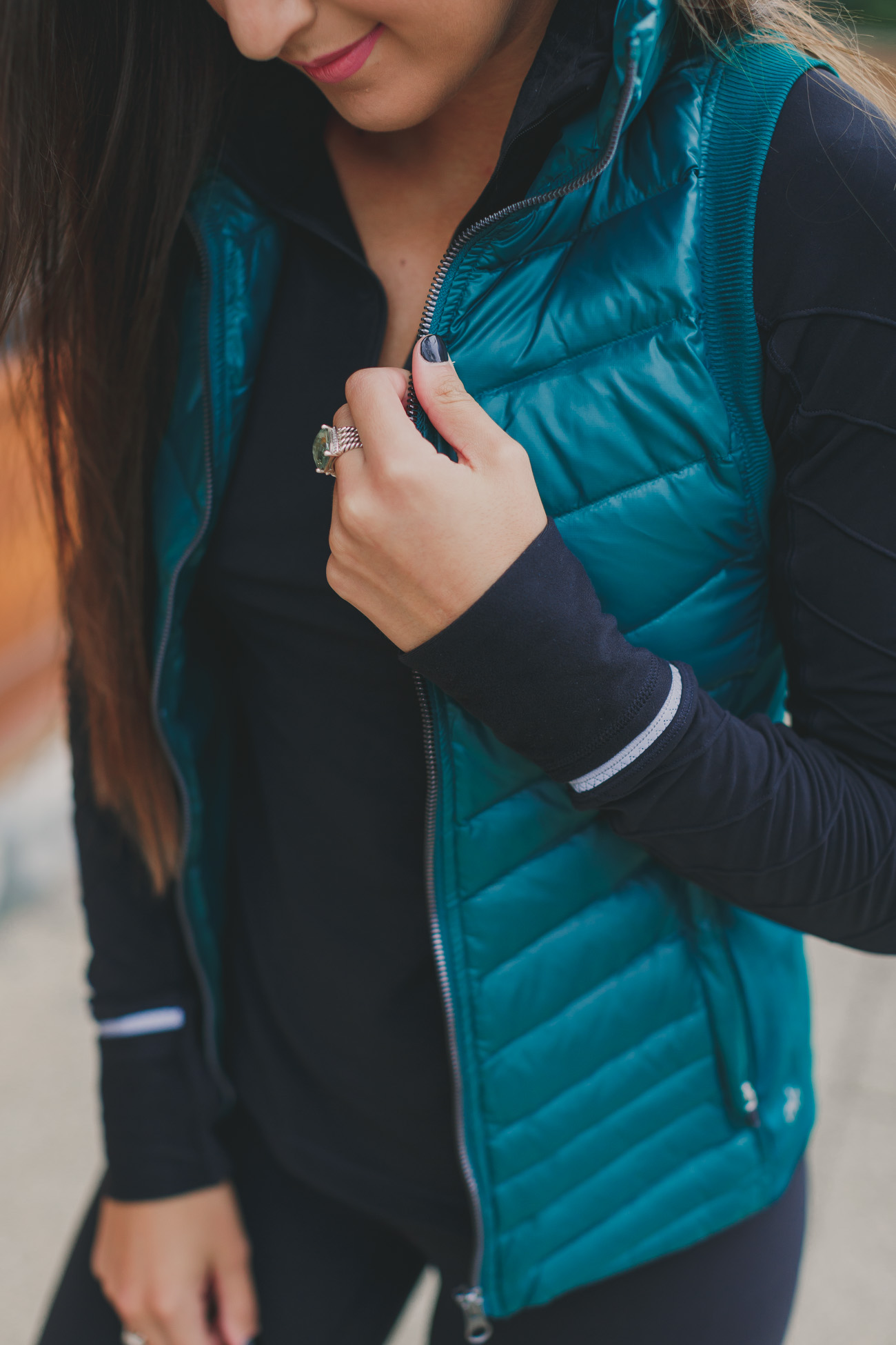 alo puffer vest, alo quilted vest, nike air max sneaker, athleisure, a southern drawl workouts, weekly workout routine, weekly workouts, weekly exercises, polar a360 watch, cute activewear, cute workout outfit, running routine, girl gains, fitness inspiration, nike fitspo, athleisure, nike athleisure outfit // grace wainwright a southern drawl