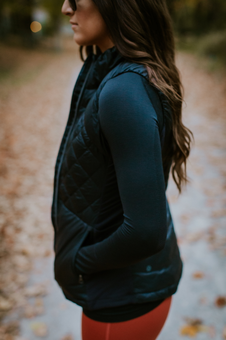 Weekly Workout Routine Athletic Puffer Vest A Southern Drawl