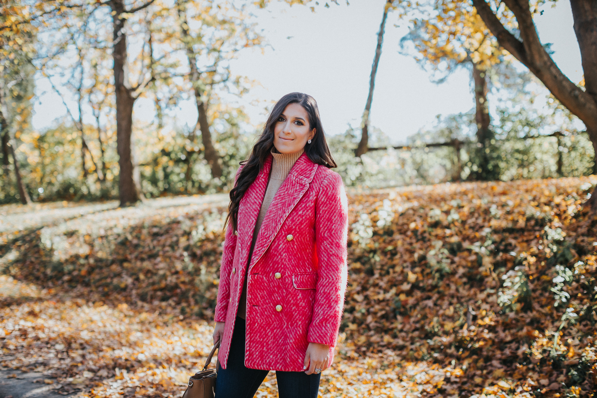J.Crew Wintress Coat at Cathedral Park - Crystalin Marie