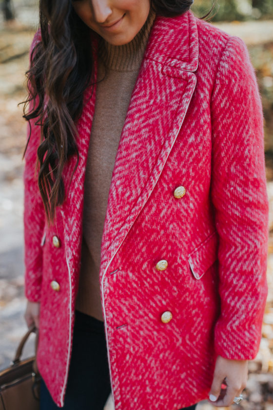 Diamond Tweed Coat | A Southern Drawl