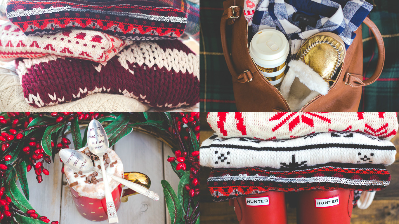 holiday outfits, christmas outfits, holiday sweaters, christmas sweaters, fair isle sweaters, holiday plaid, christmas plaid, christmas tartan, holiday gift ideas, fair isle sweater, hunter boots, christmas decorations, christmas gift ideas, holiday gift guide, christmas presents, the holiday shop, what to buy for christmas // grace wainwright a southern drawl