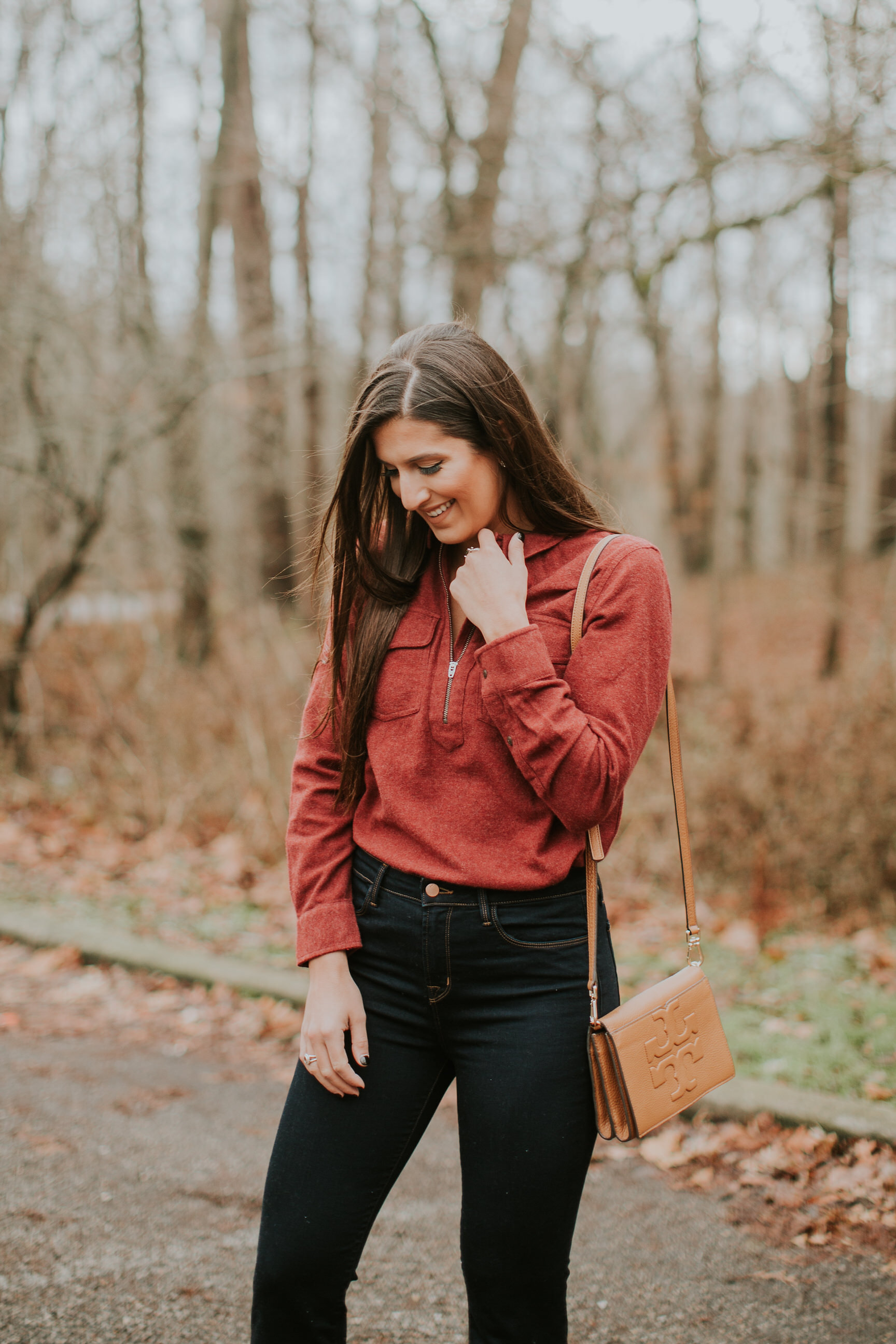 high waist flare jeans, madewell popover shirt, madewell flannel popover, fall style, fall fashion, winter style, winter fashion, flare jeans, j brand flare jeans, 70s flare // grace wainwright a southern drawl