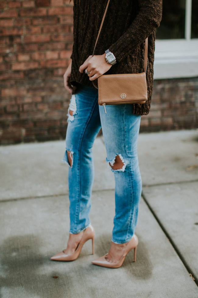 Cozy Cable Knit Sweater | A Southern Drawl