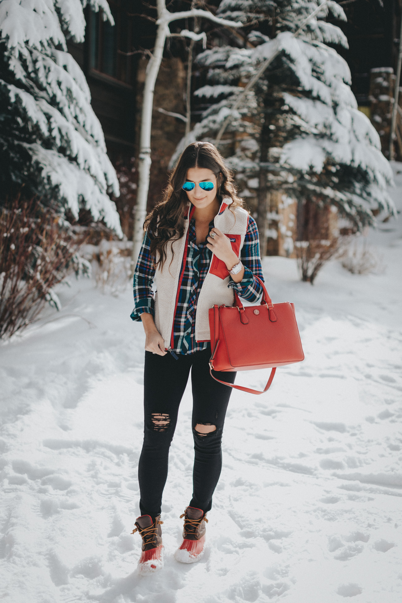 Classic Retro X Fleece Vest | A Southern Drawl