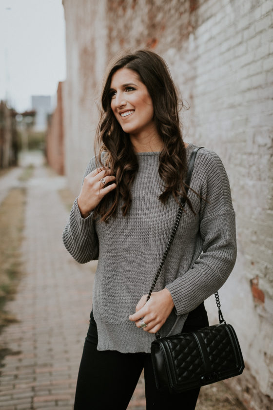 ribbon tie back sweater