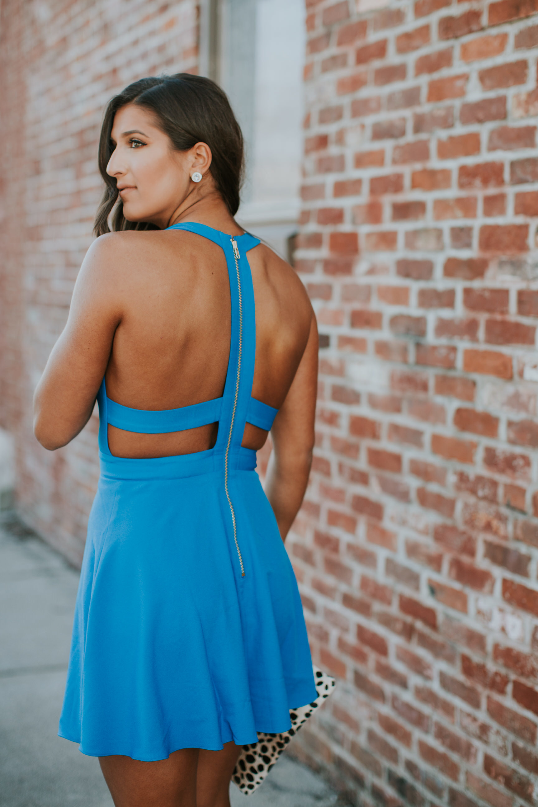 Cobalt Fit and Flare Dress | A Southern Drawl