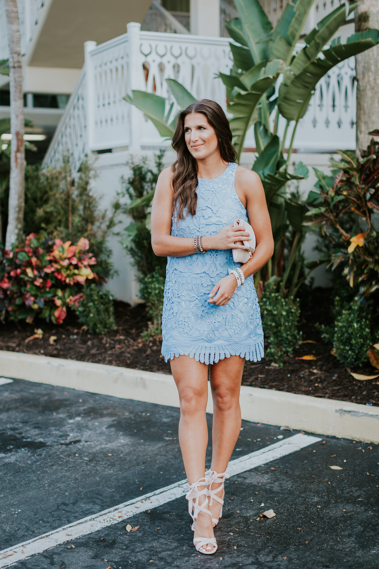 caspian shift dress, lovers and friends caspian dress, vacation outfit, tassel bracelets, tassel jewelry, free people lace up sandals, free people wrap around sandals, turquoise bracelets, vacation style, beachy outfit // grace wainwright a southern drawl