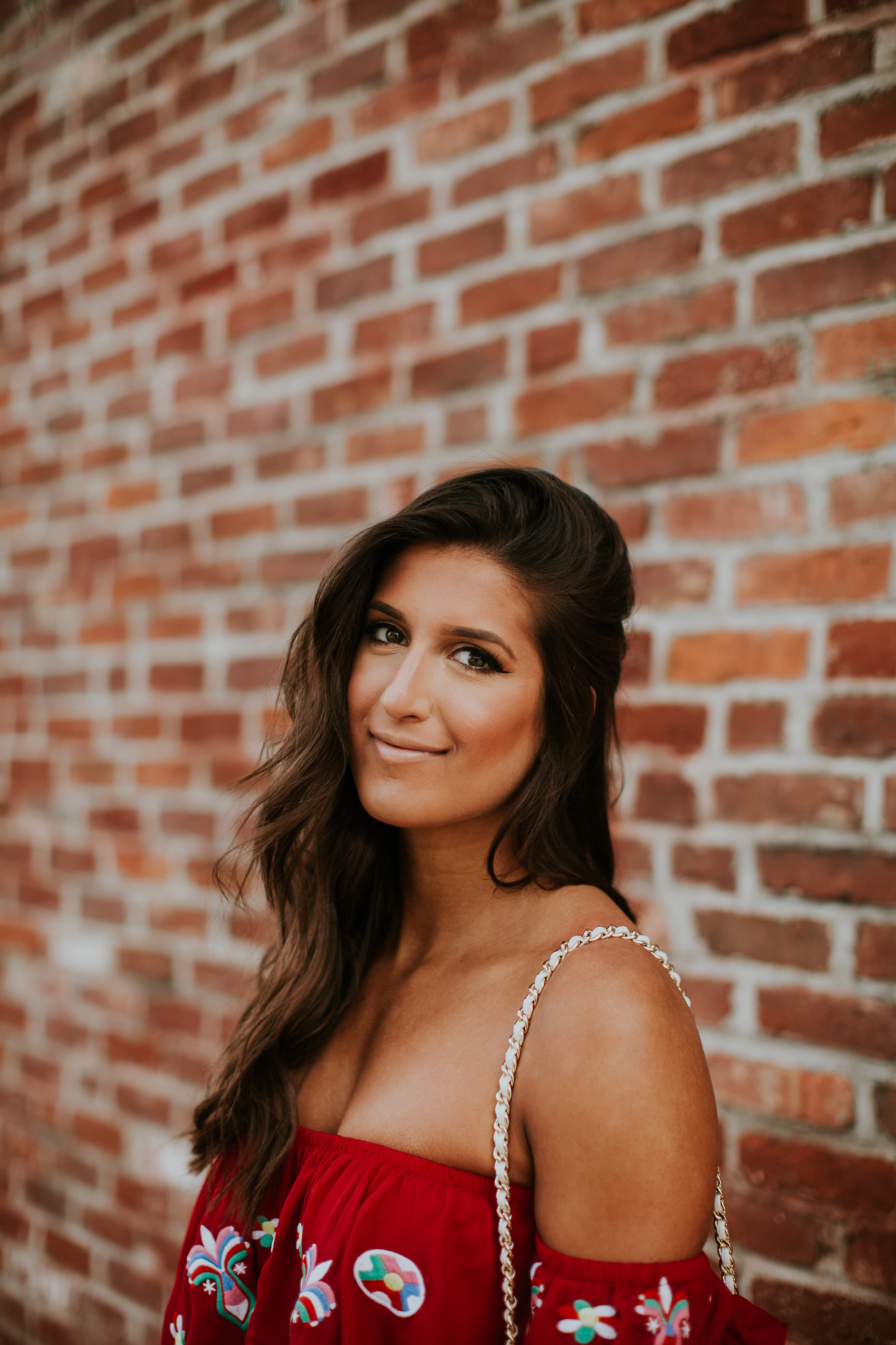 embroidered cold shoulder top, white distressed skinny jeans, steve madden carrson sandal, white tory burch crossbody bag, spring fashion, vava by joy han top, spring style, spring outfit, tropical outfit, vacation style, vacation fashion // grace wainwright a southern drawl