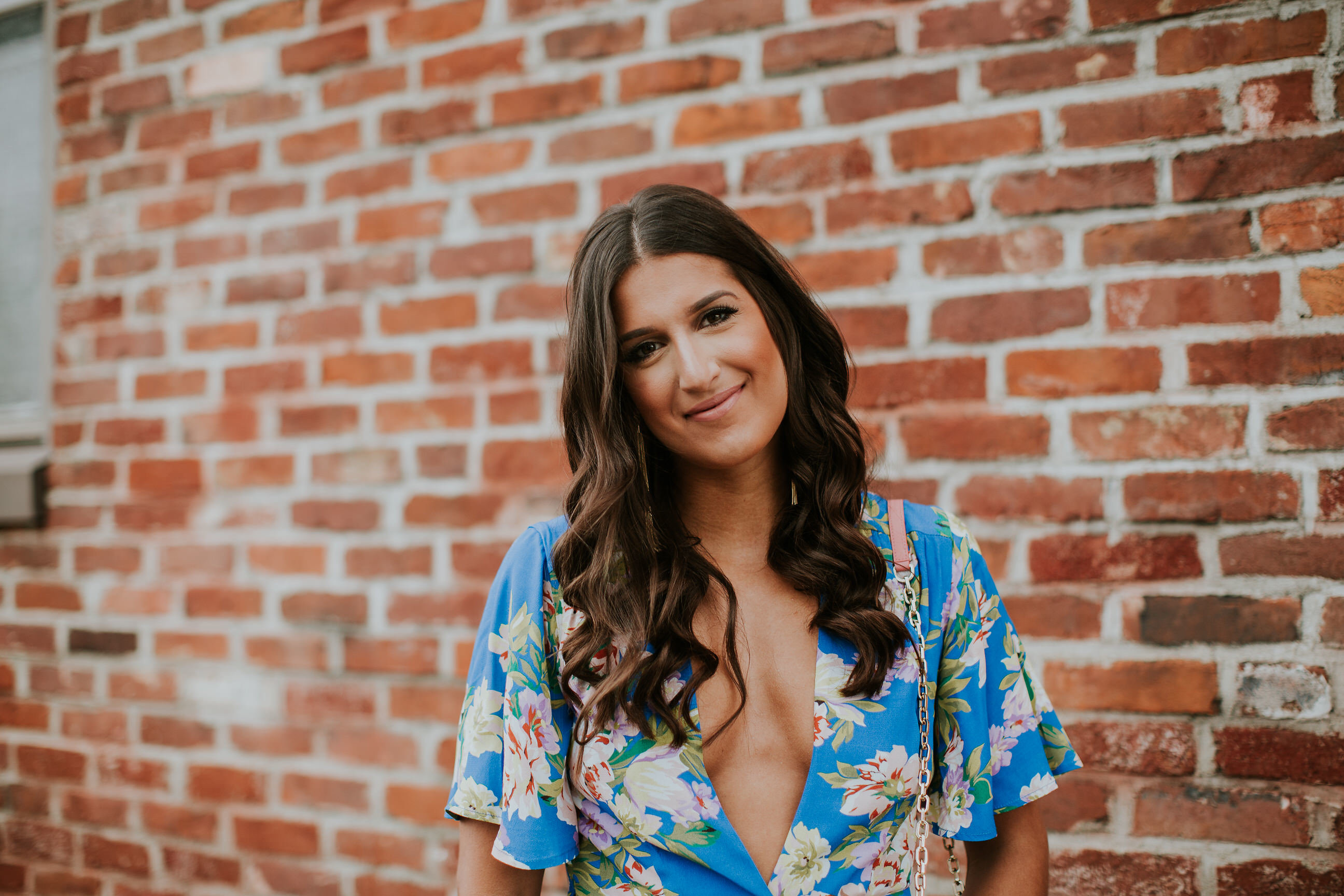 floral wrap dress, floral dress, privacy please floral dress, spring fashion, tory burch chain wallet, dolce vita effie block heeled sandal, dolce vita sandals, gold chain earrings, spring fashion, spring style, vacation style, vacation outfit, wrap mini dress // grace wainwright a southern drawl