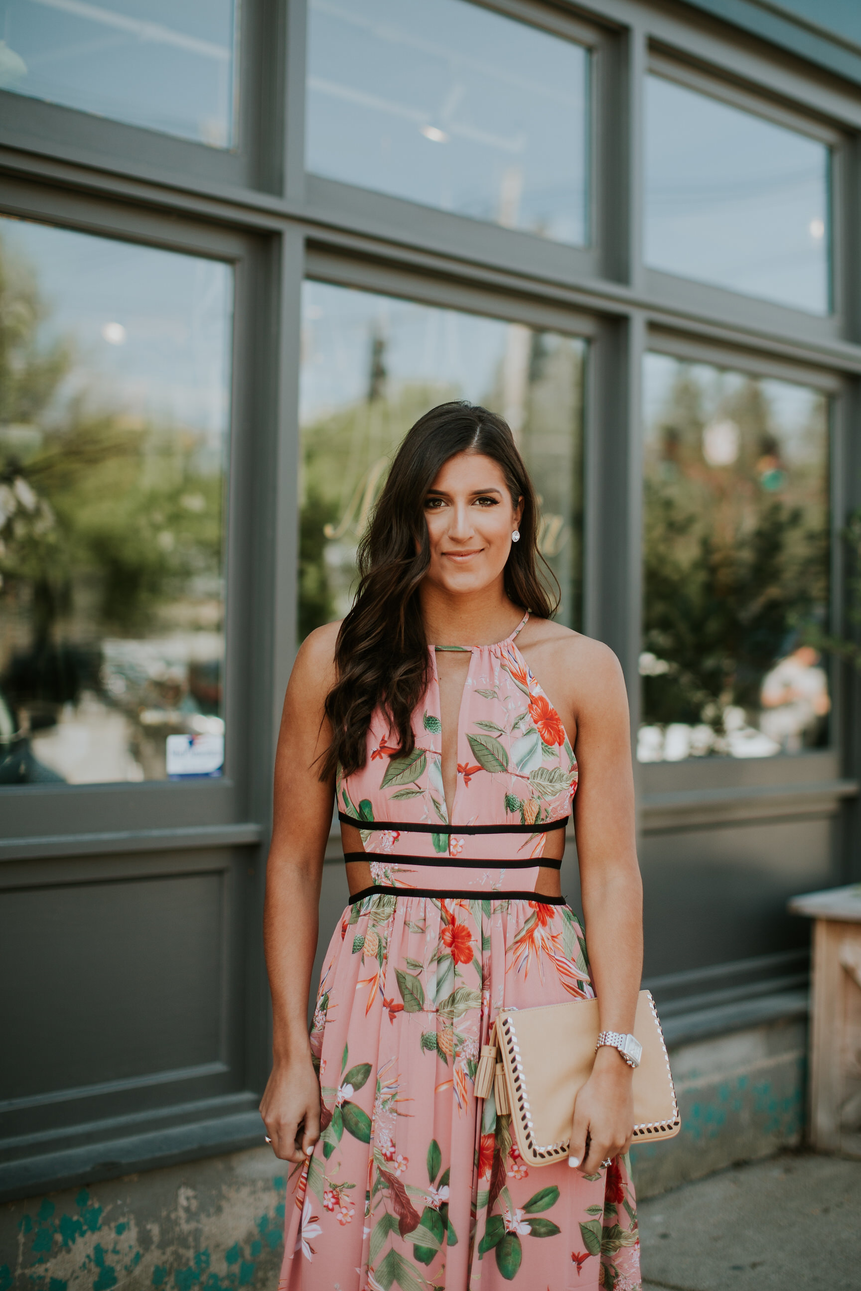 floral maxi dress, express maxi dresses, express sundresses, floral dresses, nude sandals, spring fashion, spring style, spring outfit // grace wainwright a southern drawl