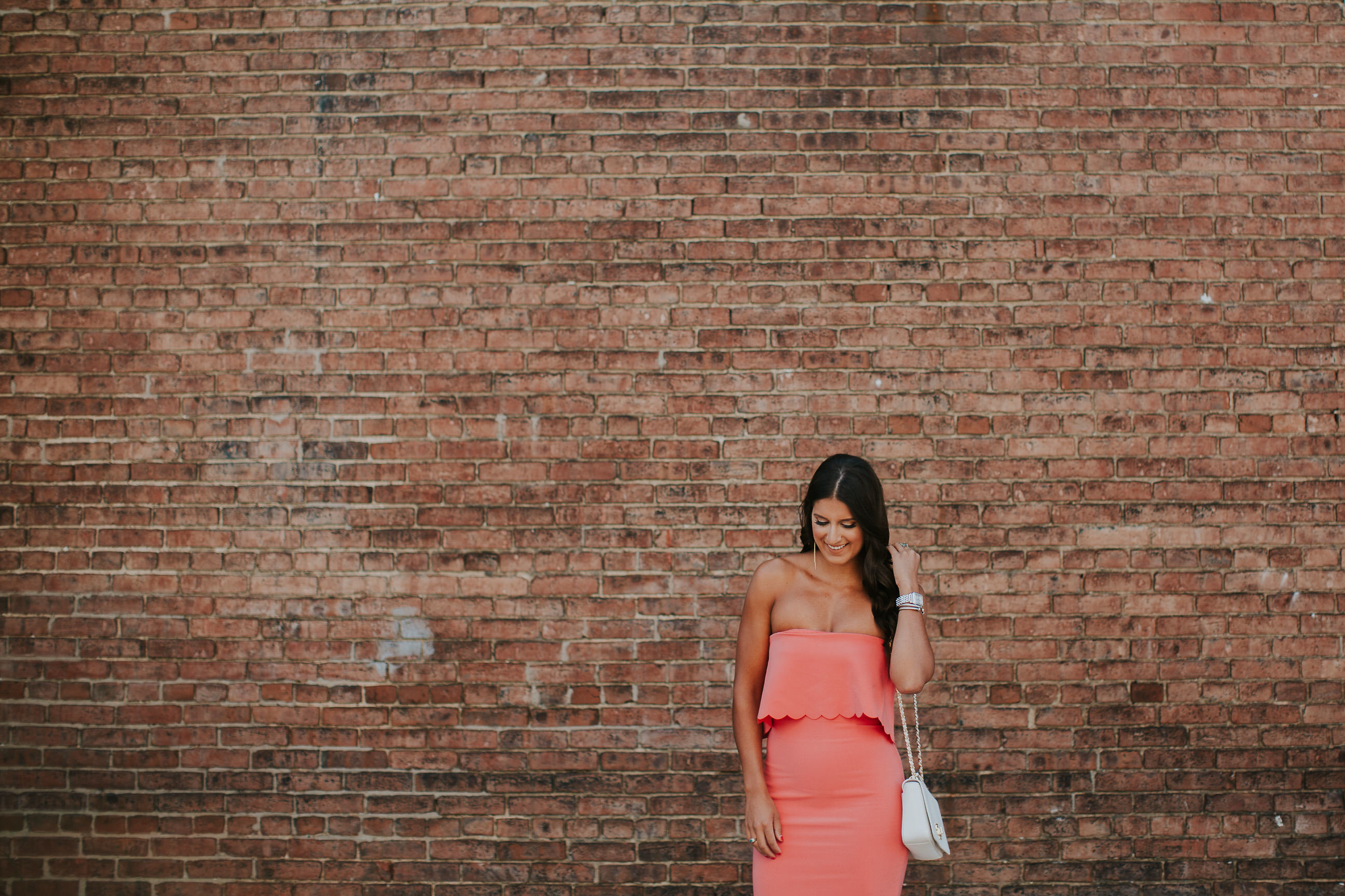 scallop midi dress, cocktail dress, wedding guest dress, likely driggs dress, summer dress, neon cocktail dress, neon scallop dress, midi dresses, cocktail midi dresses, southern fashion, southern blogger, style blogger // grace wainwright a southern drawl