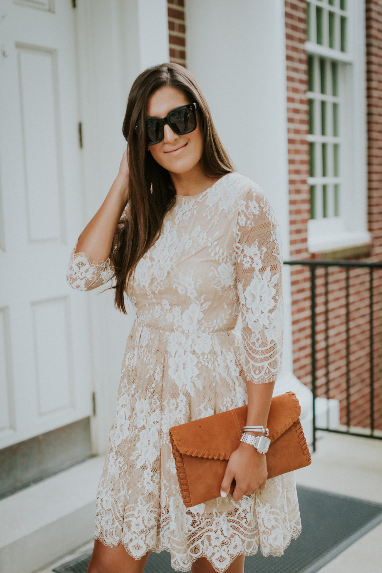 Lace Summer Dress | A Southern Drawl