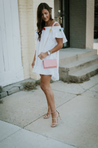 chicwish tassel dress, tory burch parker chain wallet, tory burch chain wallet, dress tassels, ruffle dress, flowy dress, summer dresses, summer outfits, strappy heels, strappy sandals, summer style, summer fashion, chicwish outfits, southern bloggers, southern fashion bloggers, style bloggers // grace wainwright from a southern drawl