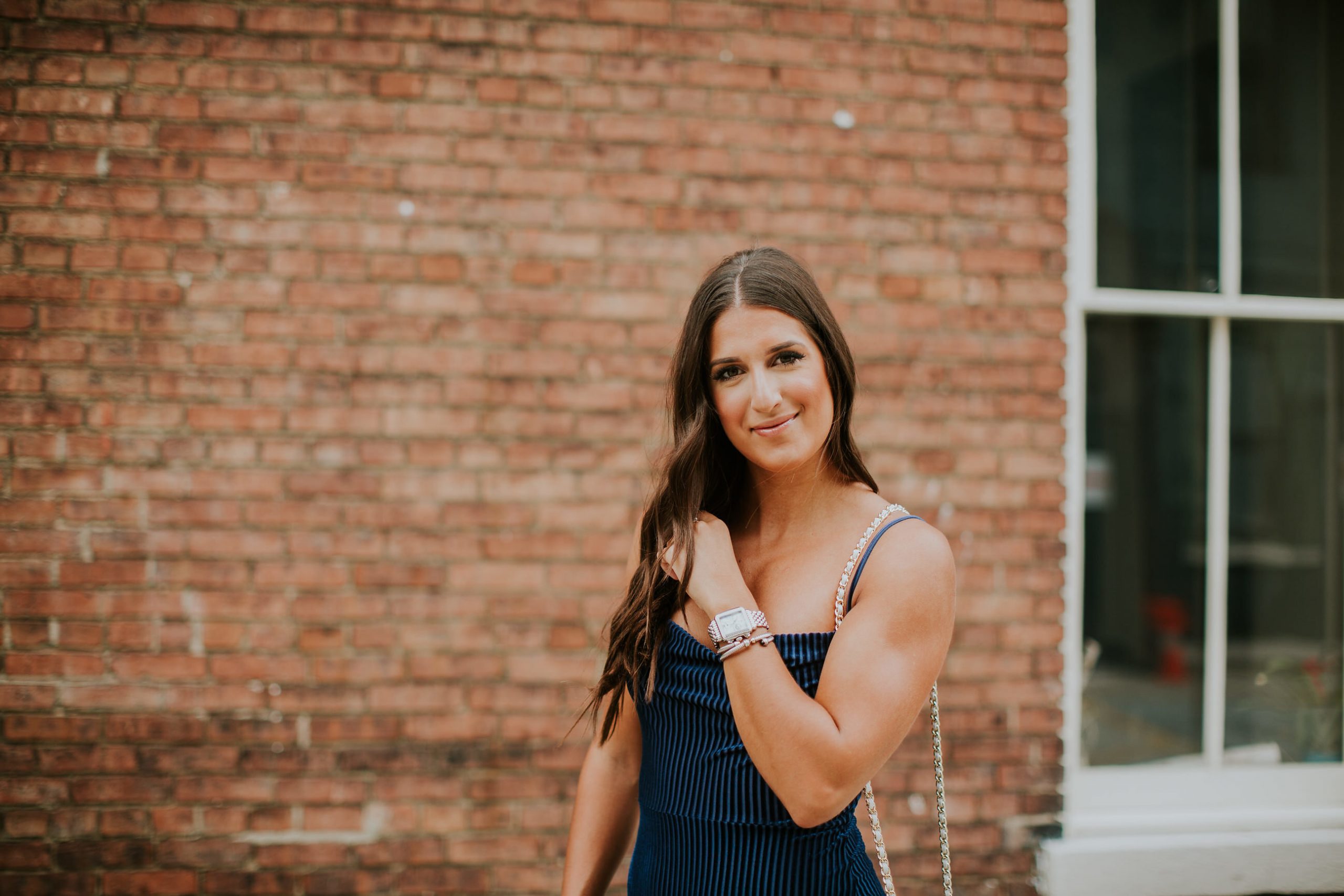 navy midi dress, wedding guest dress, cocktail dress, cocktail midi dress, house of harlow dress, cocktail midi dresses, wedding attire, wedding guest attire, fall style, fall fashion // grace wainwright a southern drawl