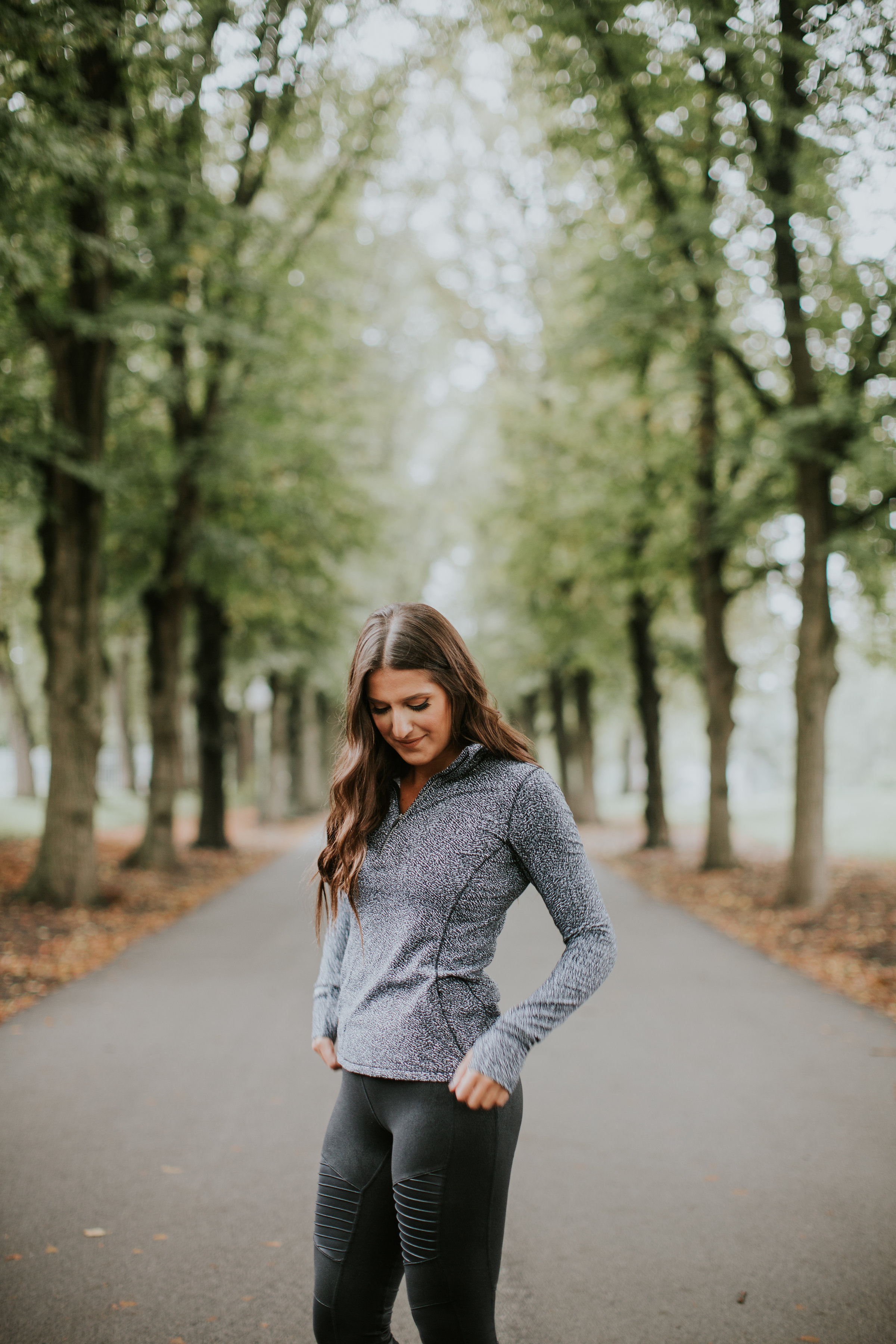 Weekly Workout Routine: Faux Leather Moto Leggings