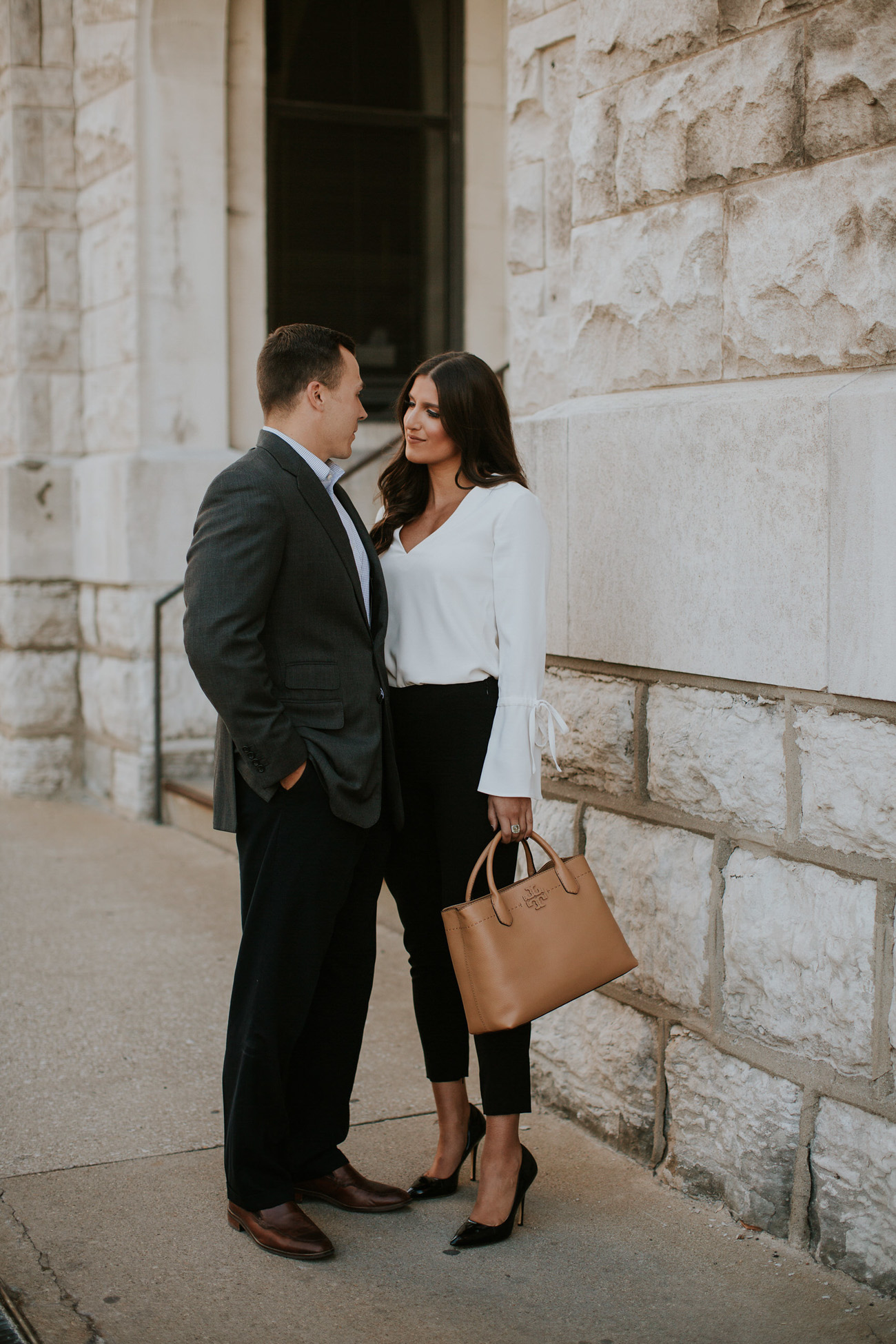 workwear, work to play outfit, workwear with bloomingdales, grace wainwright boyfriend, a southern drawl boyfriend, workwear outfit combinations, business casual outfit, fall style, fall business casual, corporate outfit // grace wainwright a southern drawl