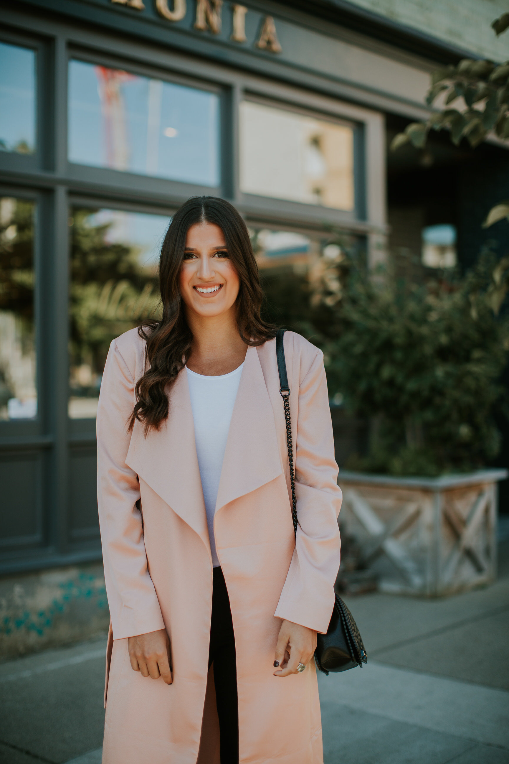 Pink Trench Coat | A Southern Drawl