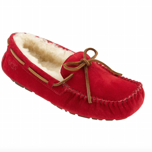 red ugg dakota slipper