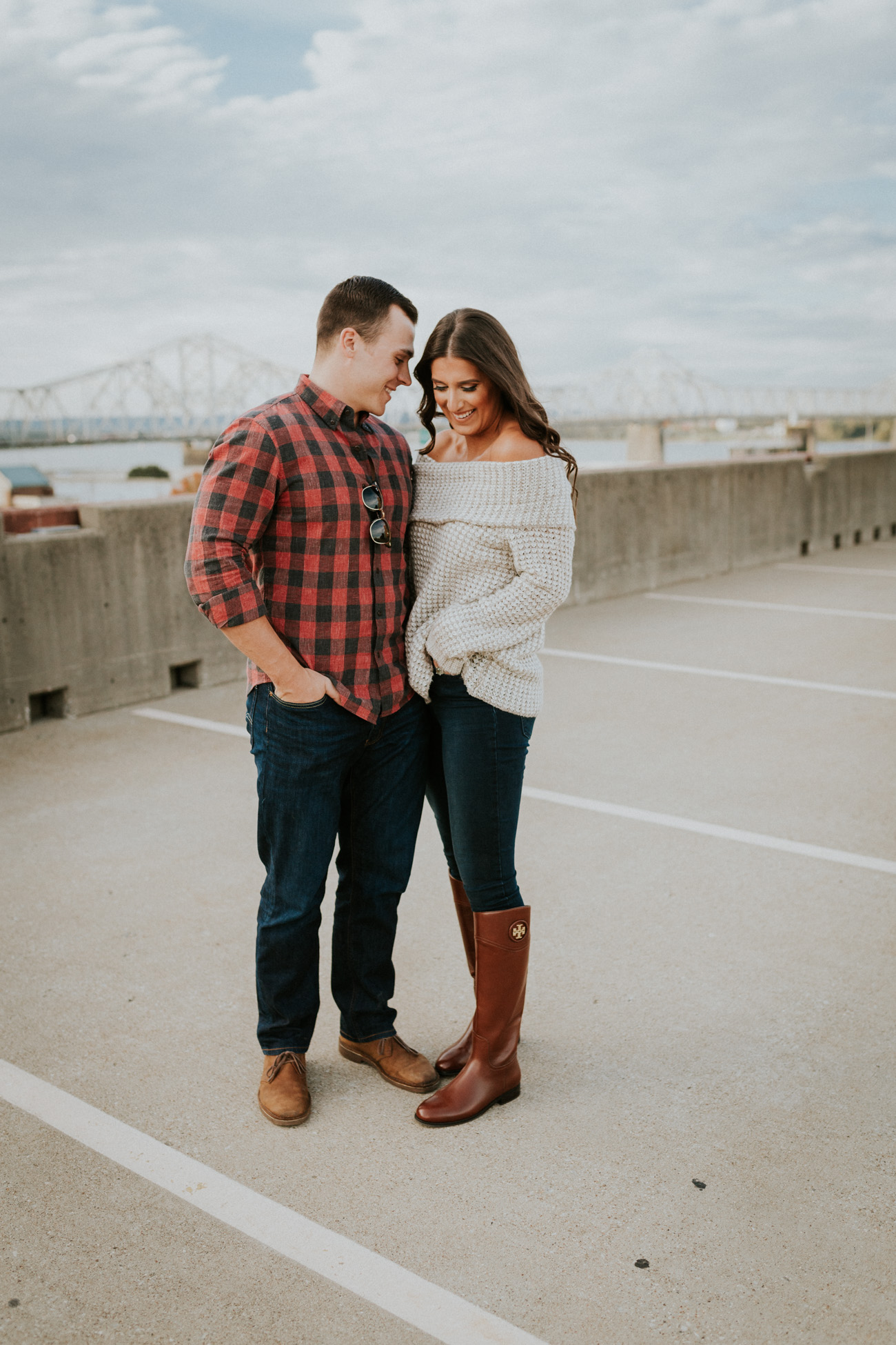 fall riding boots, off the shoulder sweater, cozy sweater, cozy fall sweaters, bb dakota sweaters, tory burch riding boots, tory burch boots, tory burch satchel, fall style, buffalo plaid shirt, fall fashion, fall outfit ideas, couple outfits, fall couples outfit, fall couple outfits // grace wainwright a southern 