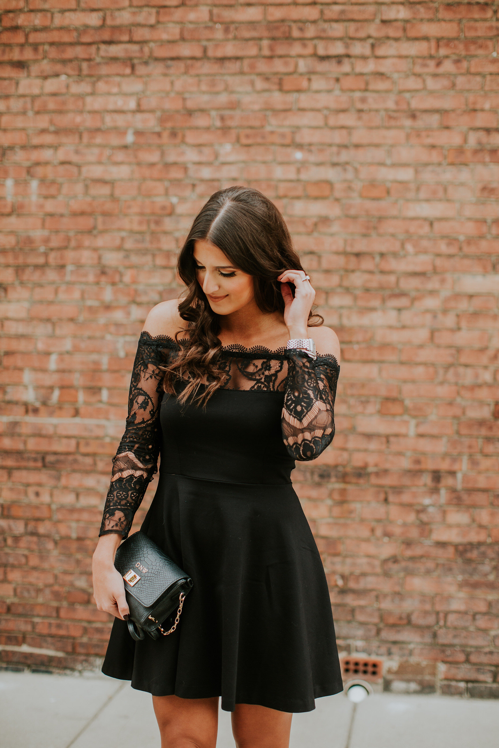 Lace Off the Shoulder Dress | A Southern Drawl