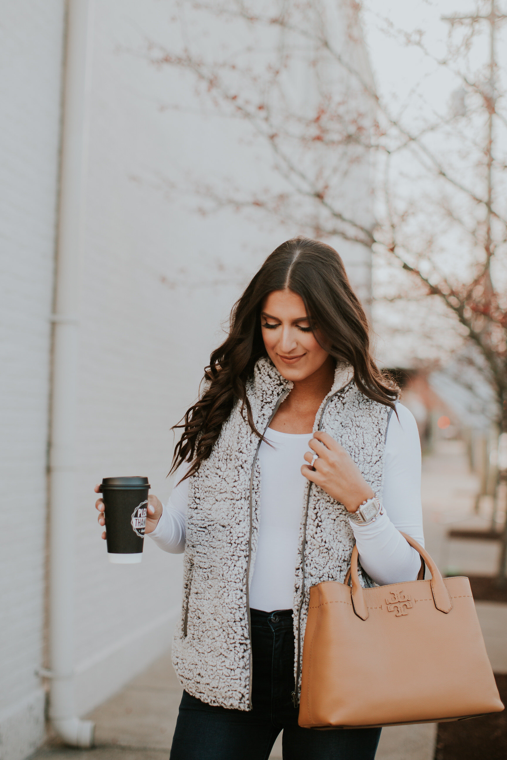 fleece vest, thread and supply vest, fleece pullover, sherpa fleece vest, halogen booties, nordstrom booties, wubby fleece pullover, arctic fleece vest, halogen brock bootie, yummie by heather thompson bodysuit, winter style, winter fashion // grace wainwright a southern drawl