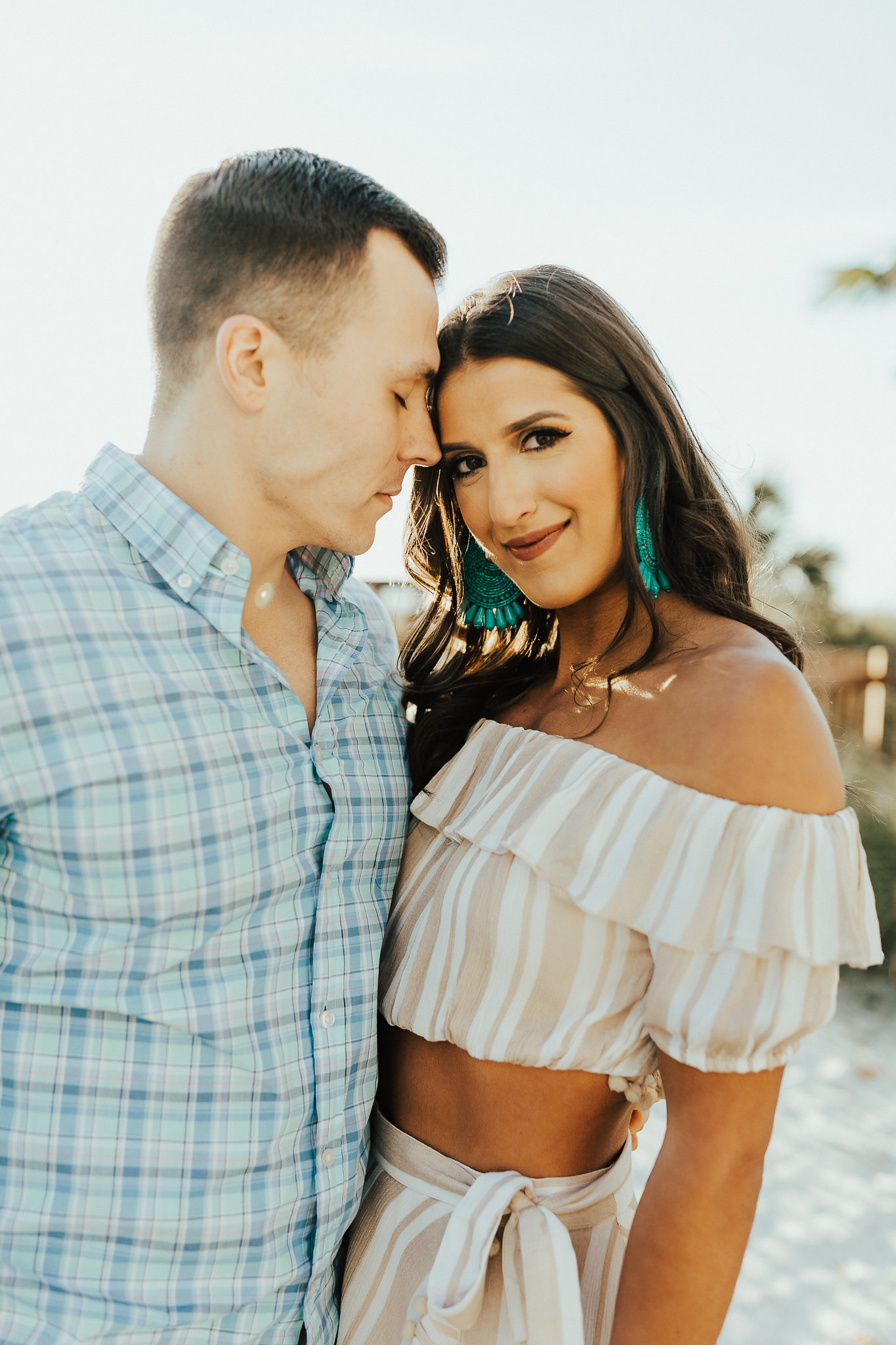 ruffle two piece set, beach style, beach fashion, beach outfits, vacation outfits, couples outfits, couples fashion, two piece set, lovers and friends set, lovers and friends outfits, turquoise earrings, turquoise statement earrings, kenneth jay lane beaded earrings // grace wainwright a southern drawl
