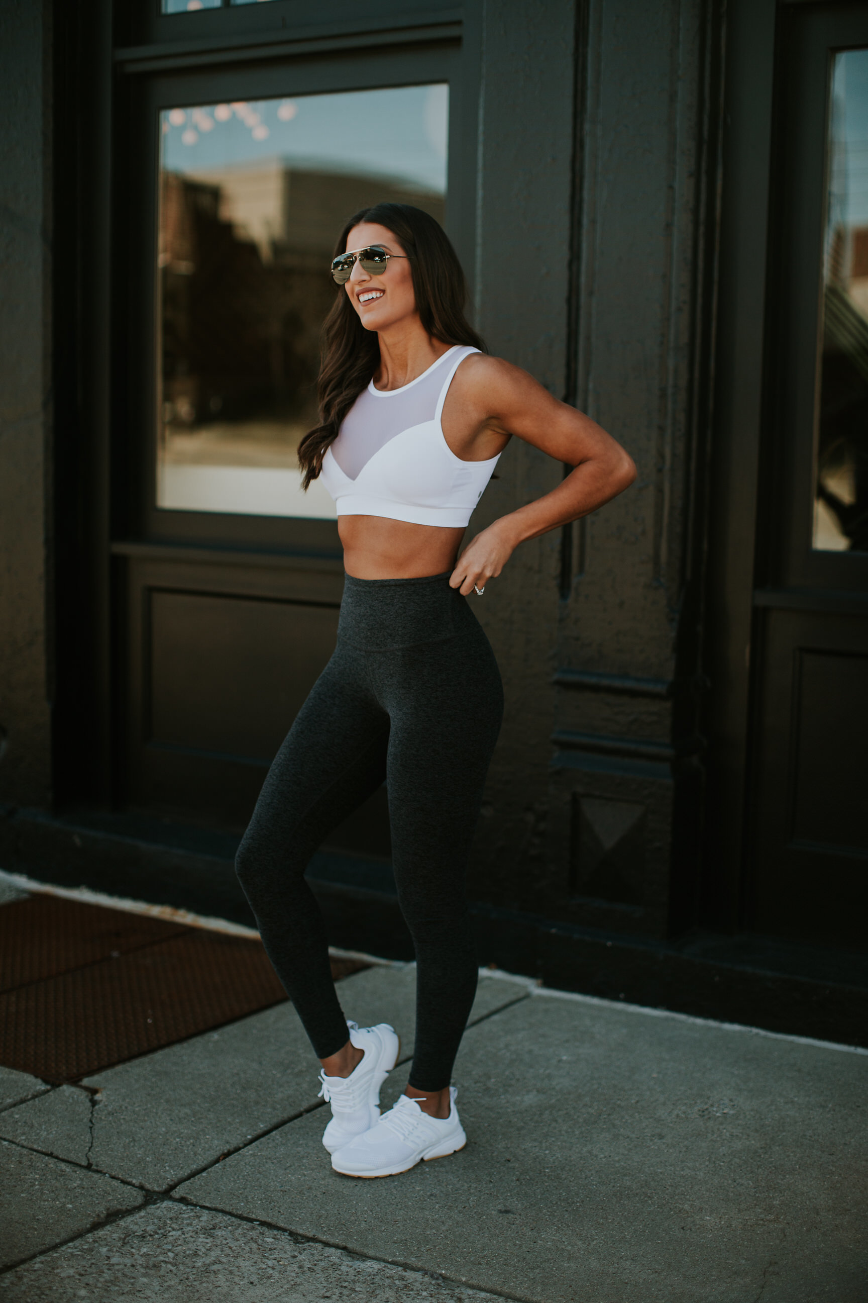 mesh sports bra, high waist leggings, beyond yoga space dye leggings, beyond yoga leggings, nike sneakers, nike air presto sneakers, ray ban blaze aviators, zella bomber jacket, athleisure bomber jacket, zella activewear, nordstrom activewear, beyond yoga activewear, beyond yoga outfit, beyond yoga high waist leggings, nike roshe sneakers, nike roshe one sneakers, nike sneakers, spacedye leggings, workout routines, exercise routine, girl gains, fitwithasd, fit with asd workouts, workout routines, leg exercises, leg day, cute actiewear, cute athleisure, activewear crop top, a southern drawl fitness, fitspiration, leg workout guide // grace wainwright a southern drawl