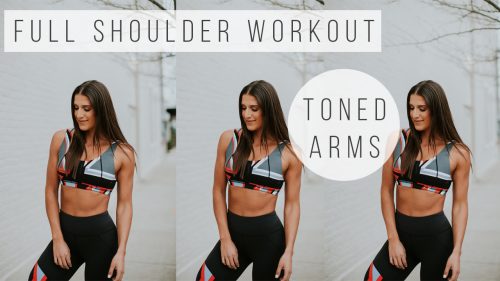 shoulder workout toned arms