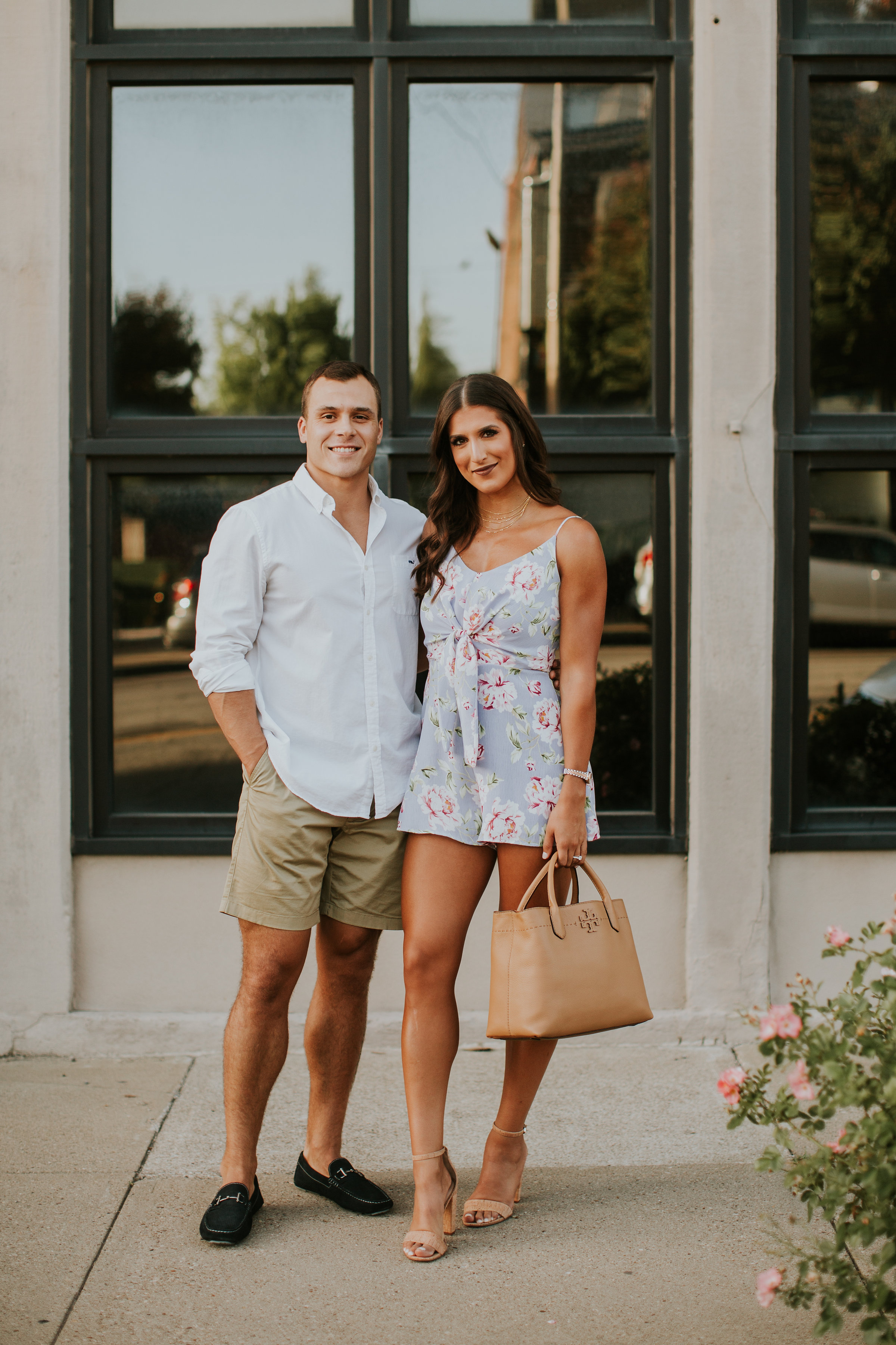 lilac floral romper, couples session, mens style, mens fashion, summer men fashion, couples style, couples goals, grace wainwright wedding, a southern drawl engagement session, our engagement session, grace wainwright engagement, a southern drawl wedding, grace white engagement, grace white wedding, jordan white engagement, jordan white louisville, jordan white wedding, a southern drawl wedding update, grace wainwright husband, grace wainwright fiance, erin trimble photography, couples shoot, couples engagement session, fall wedding // grace wainwright a southern drawl
